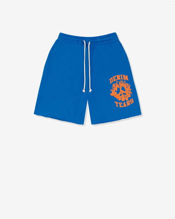 Denim Tears - Men
s Denim University Sweat Shorts - (Royal Blue)