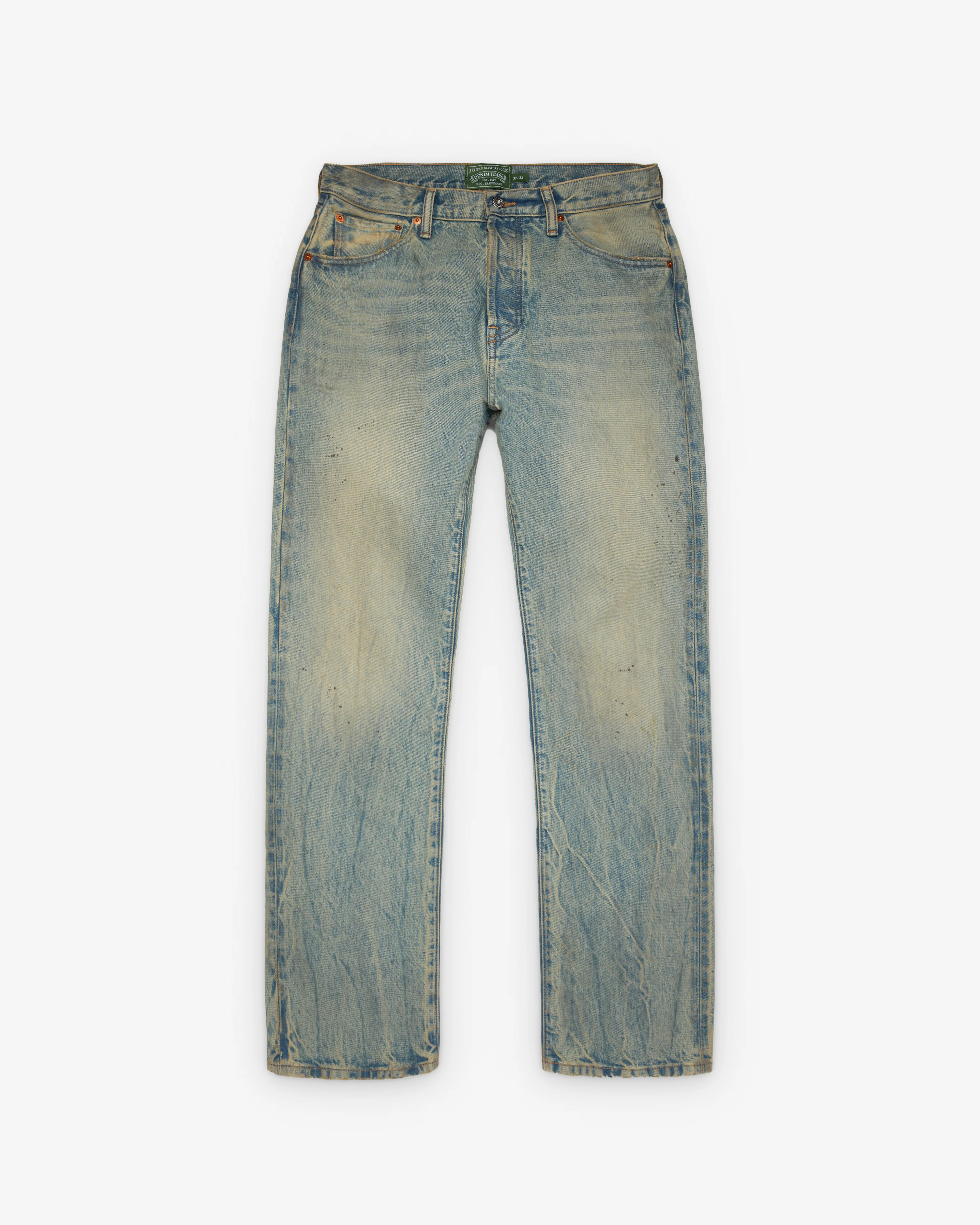 Denim Tears - Men's Straight Leg Denim Pants - (Dirty Wash)