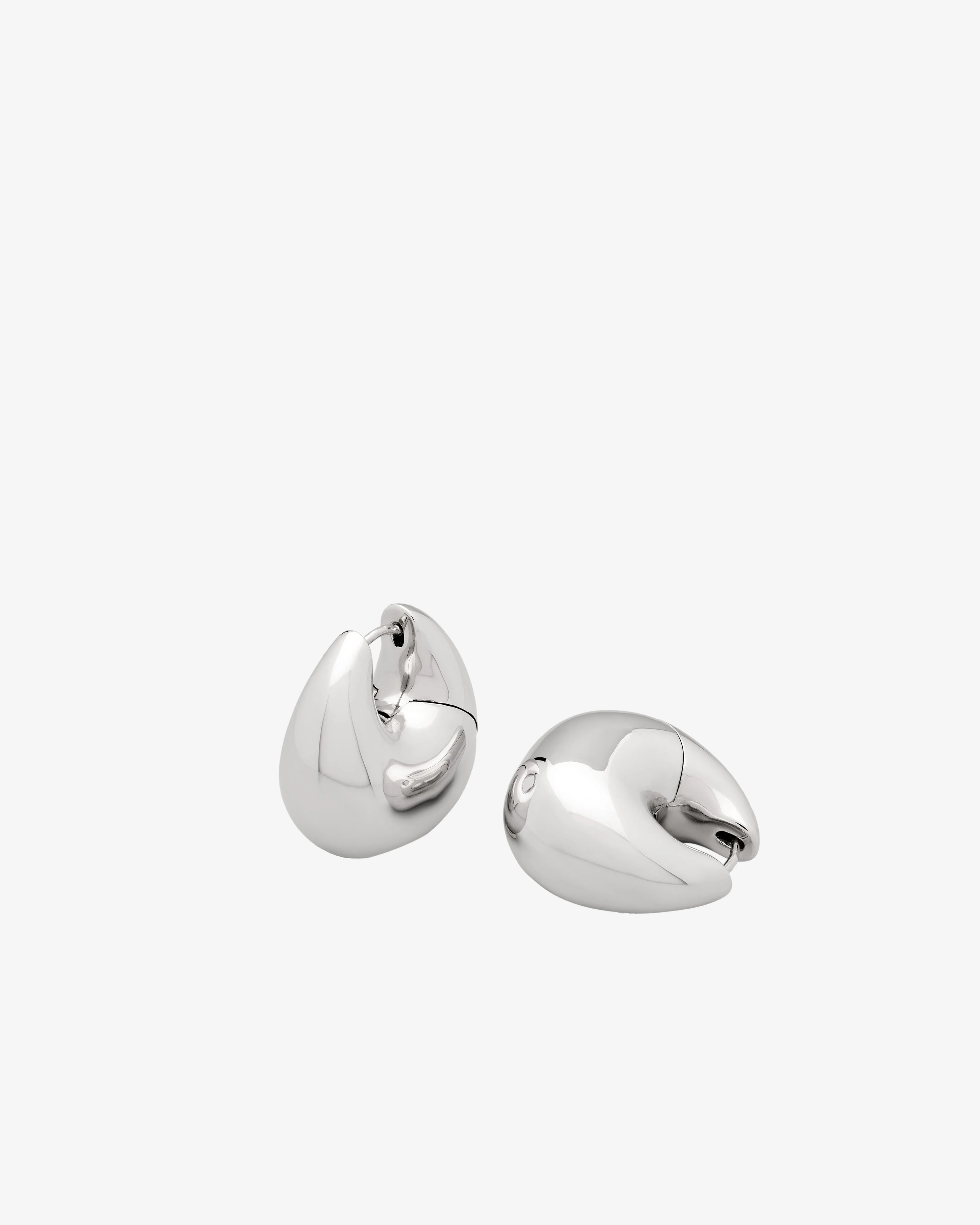 Tom Wood - Bao Hoops Large - (Sterling Silver)