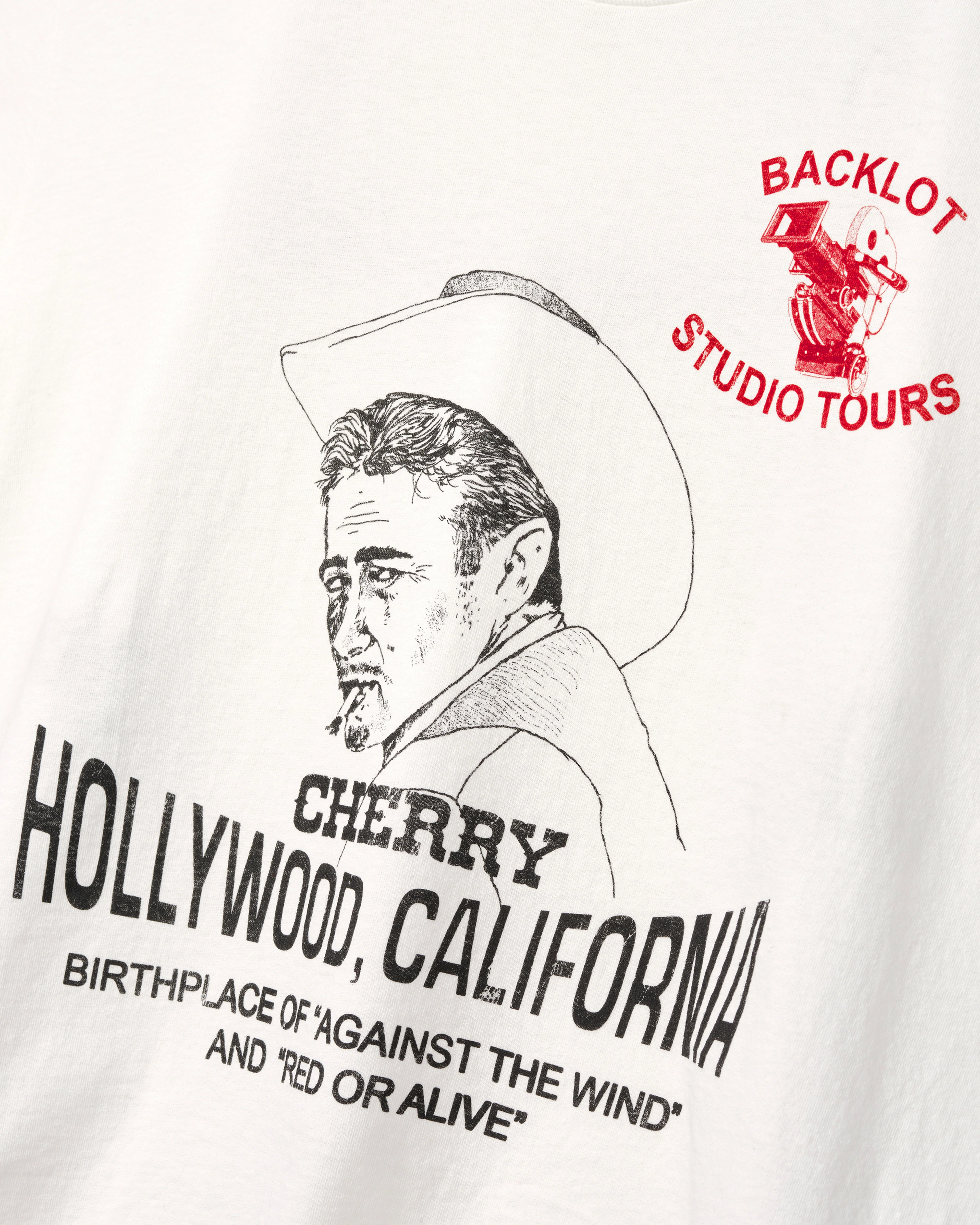 Cherry Los Angeles - Men's Back Lot Classic T-Shirt - (Vintage White) view 3, Click to Zoom in