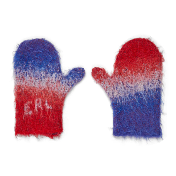 ERL - Men
s Degrade Knitted Gloves - (Blue/Red)