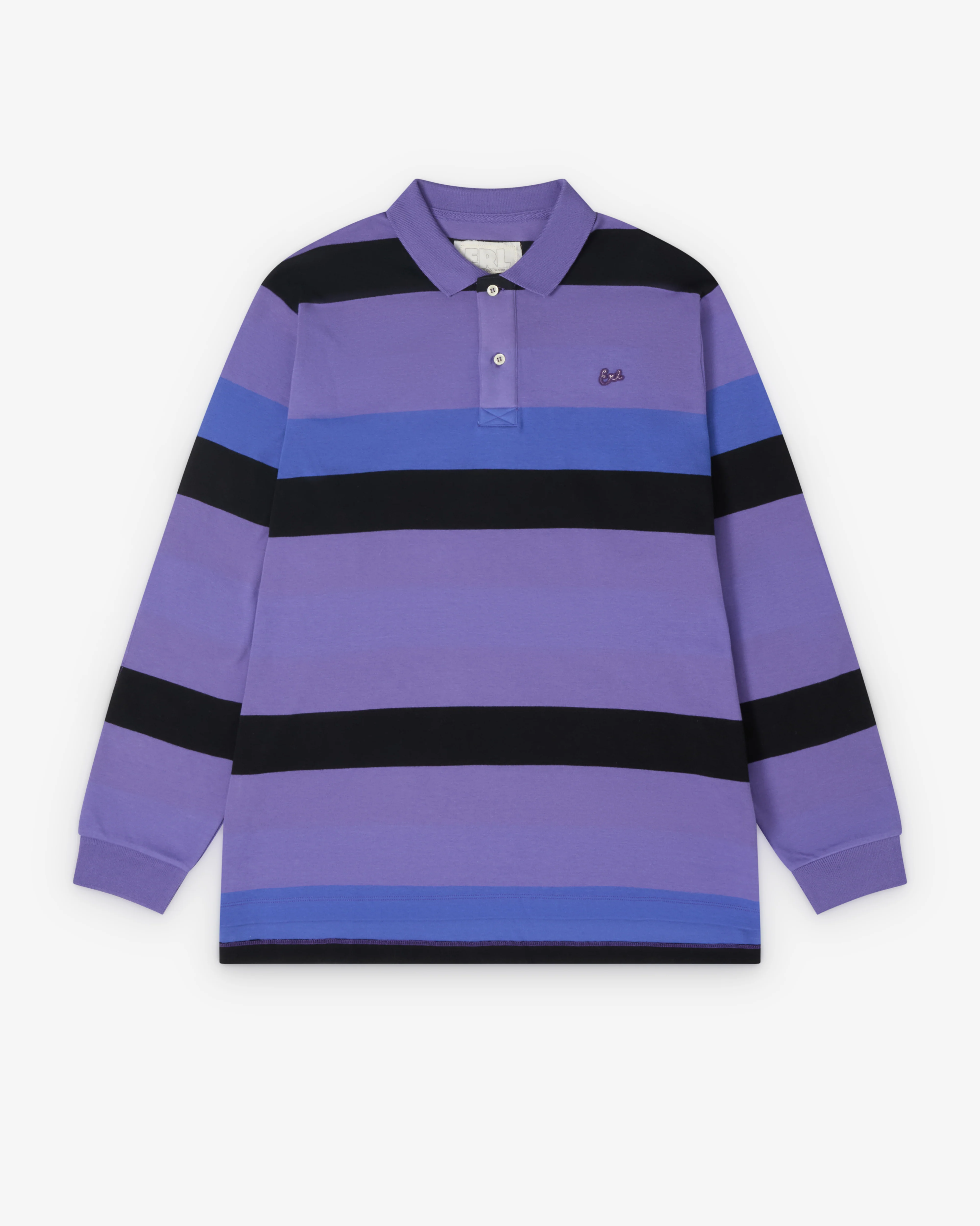 ERL - Men's Striped Rugby Longsleeve - (Purple)