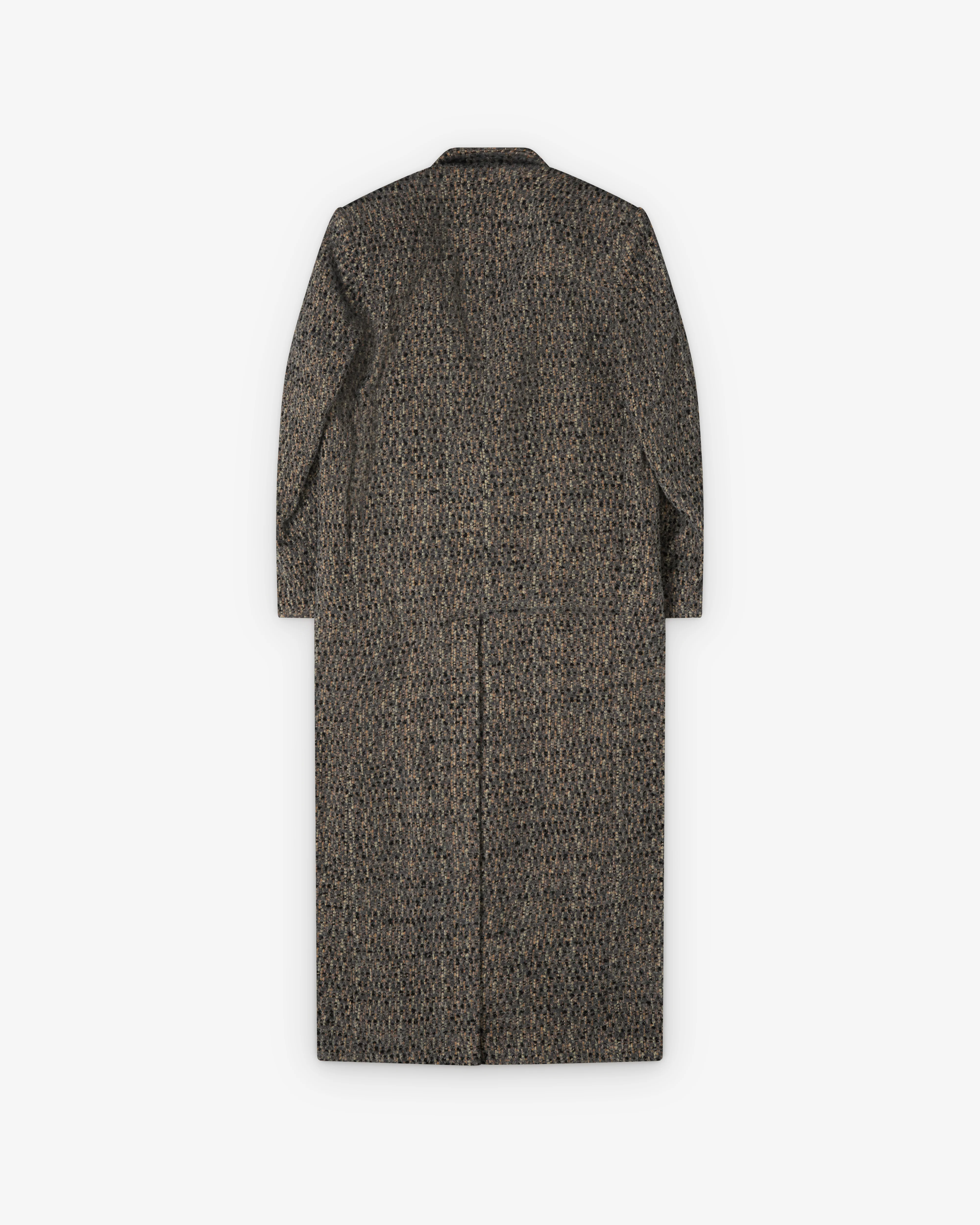 ERL - Men's Textured Wool Overcoat - (Gray)