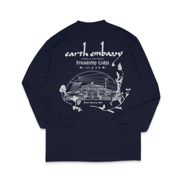 Total Luxury Spa - Men
s Earth Embassy T-Shirt - (Navy)