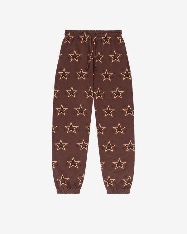 Denim Tears - Men
s Every Tear Is A Star All Over Sweapants - (Brown)