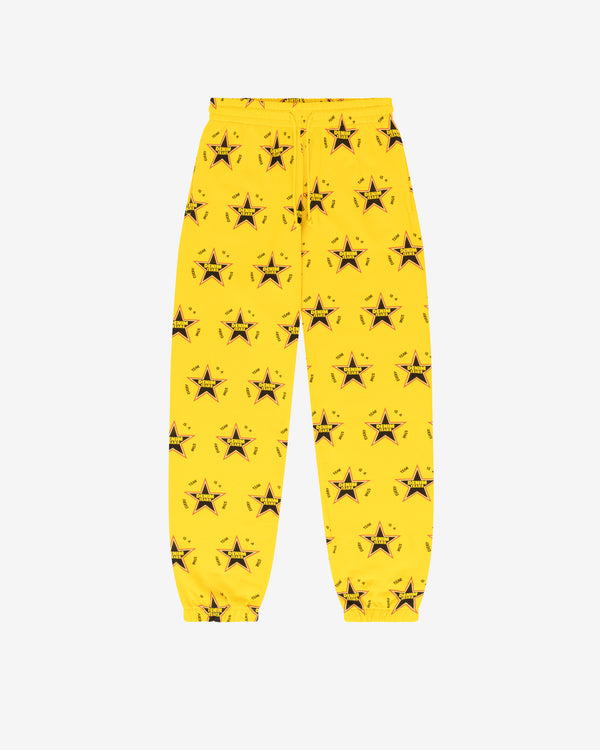 Denim Tears - Men
s Every Tear Is A Star All Over Sweatpants - (Yellow)