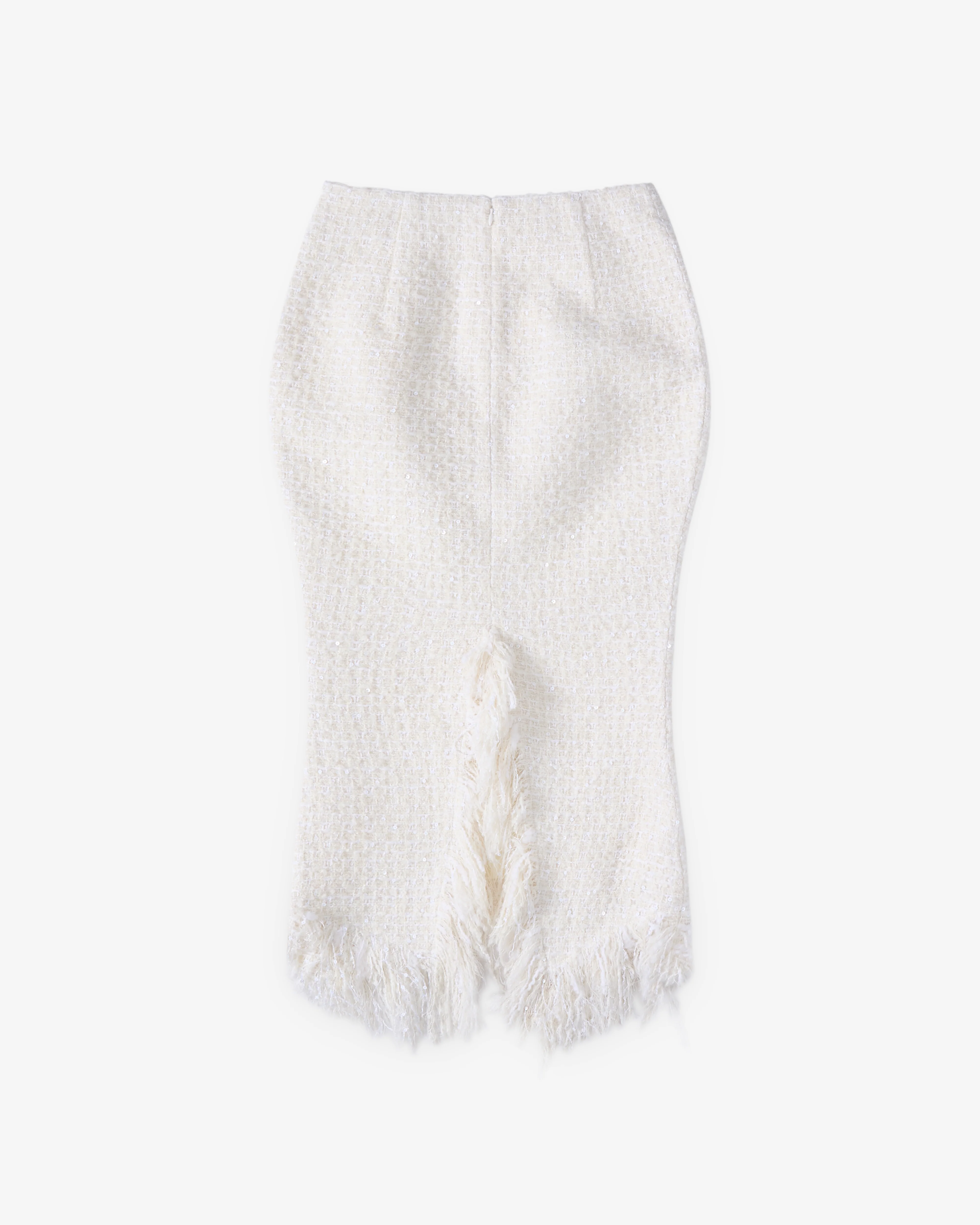 Matières Fécales - Women's Mademoiselle Tweed Skirt - (Tofu)
