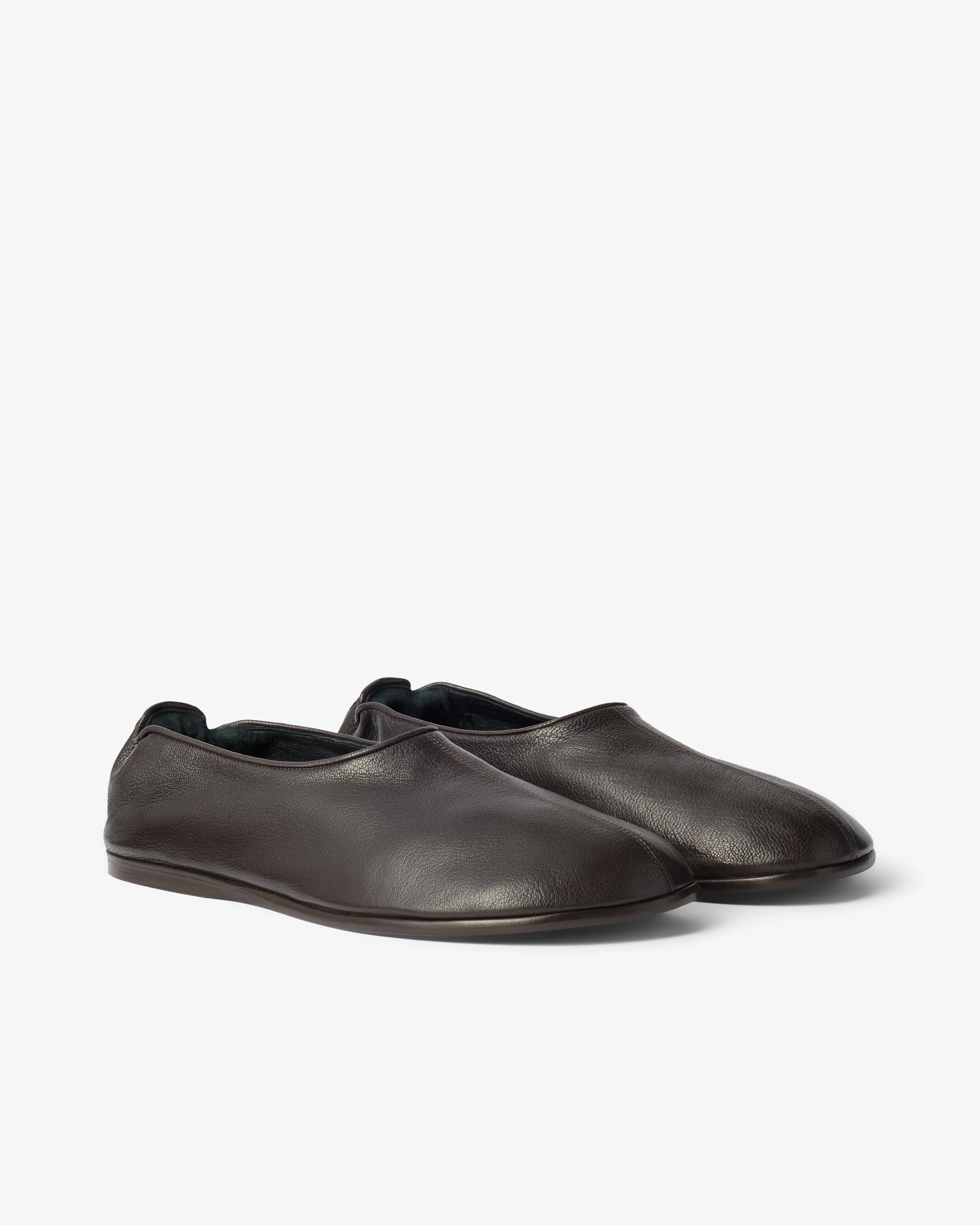 Lemaire - Men's Sock Slip On - (Black Chocolate)