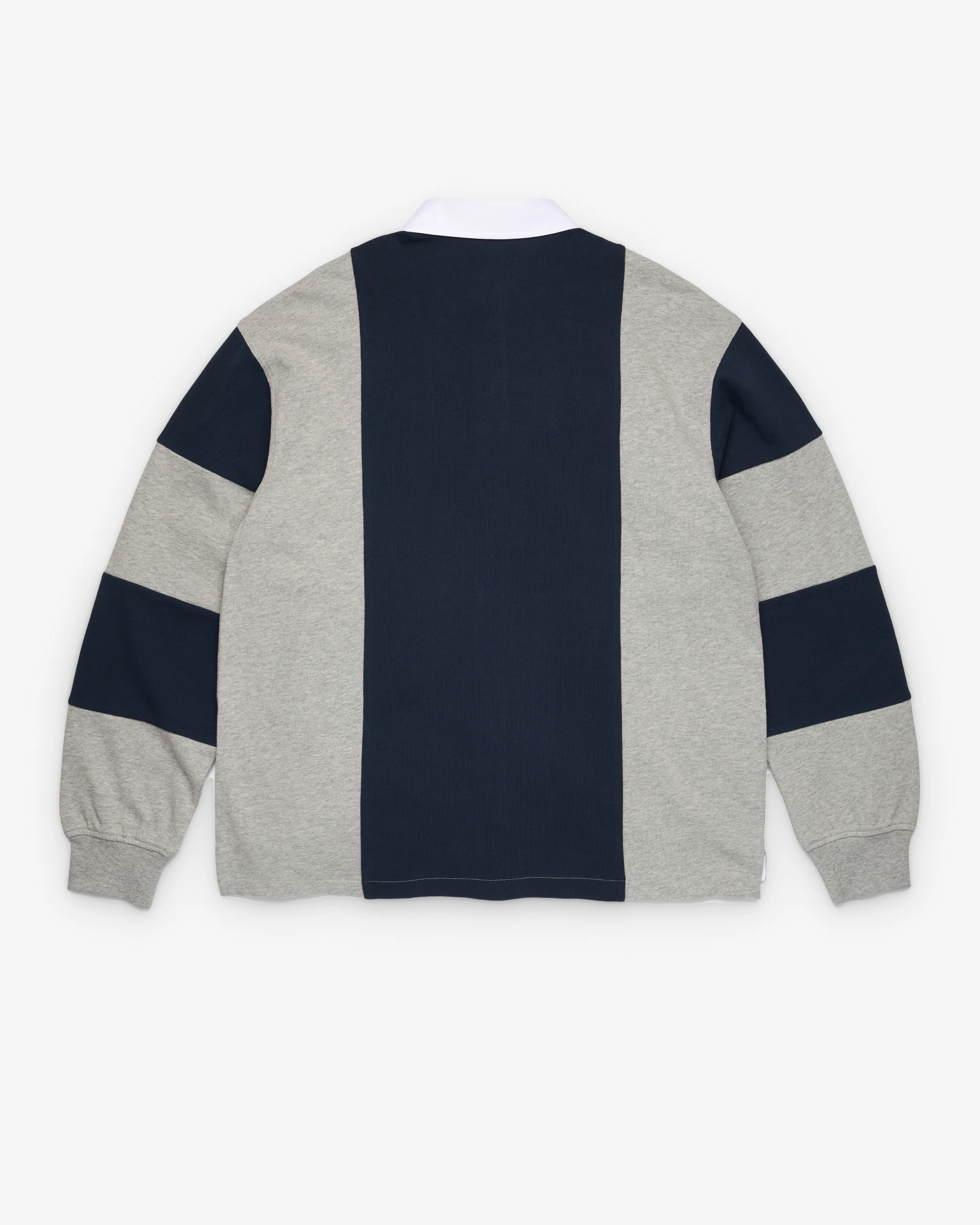 Denim Tears - Men's Flag Rugby Shirt - (Grey/Navy)