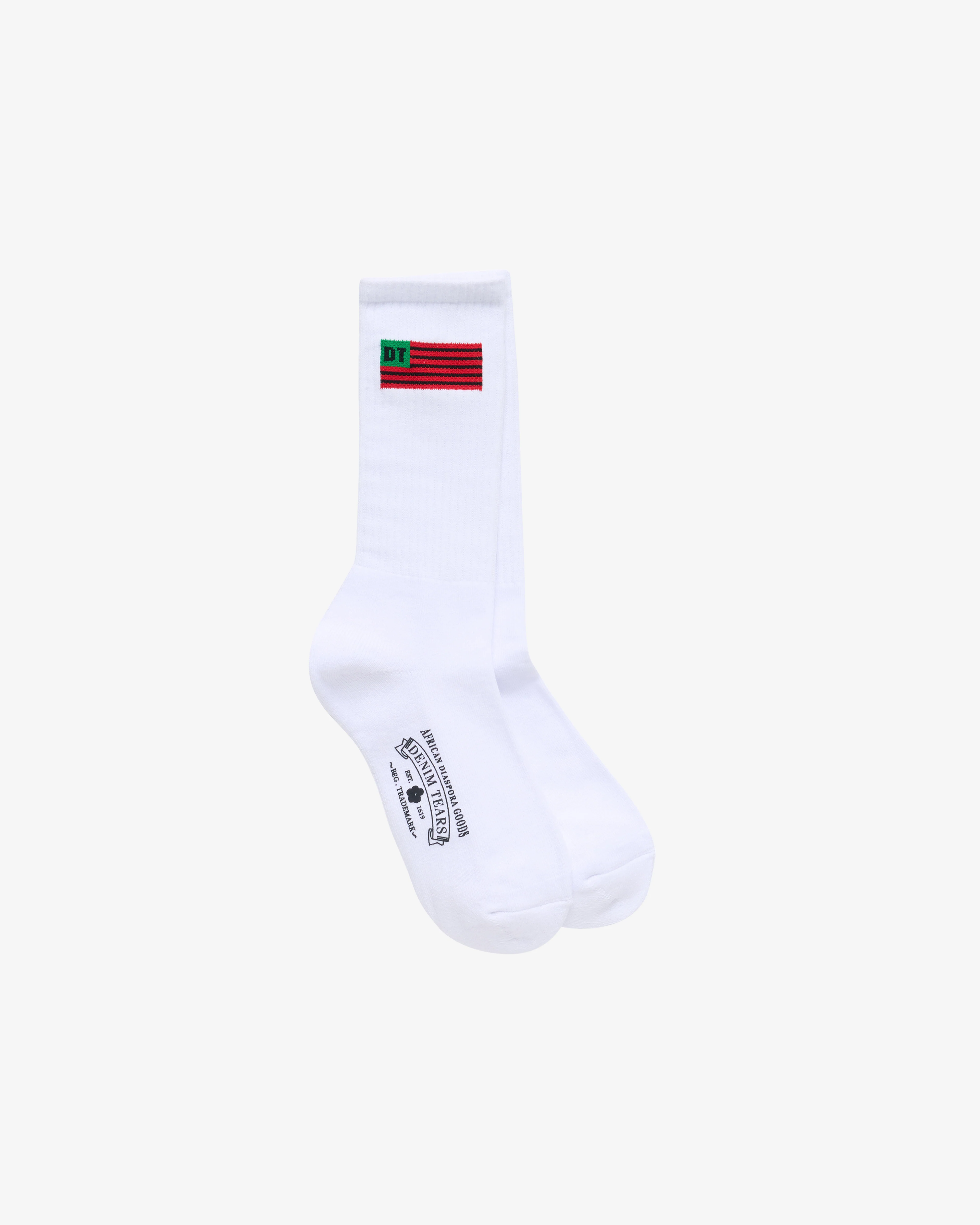 Denim Tears - Men's Flag Socks 3-Pack - (White)