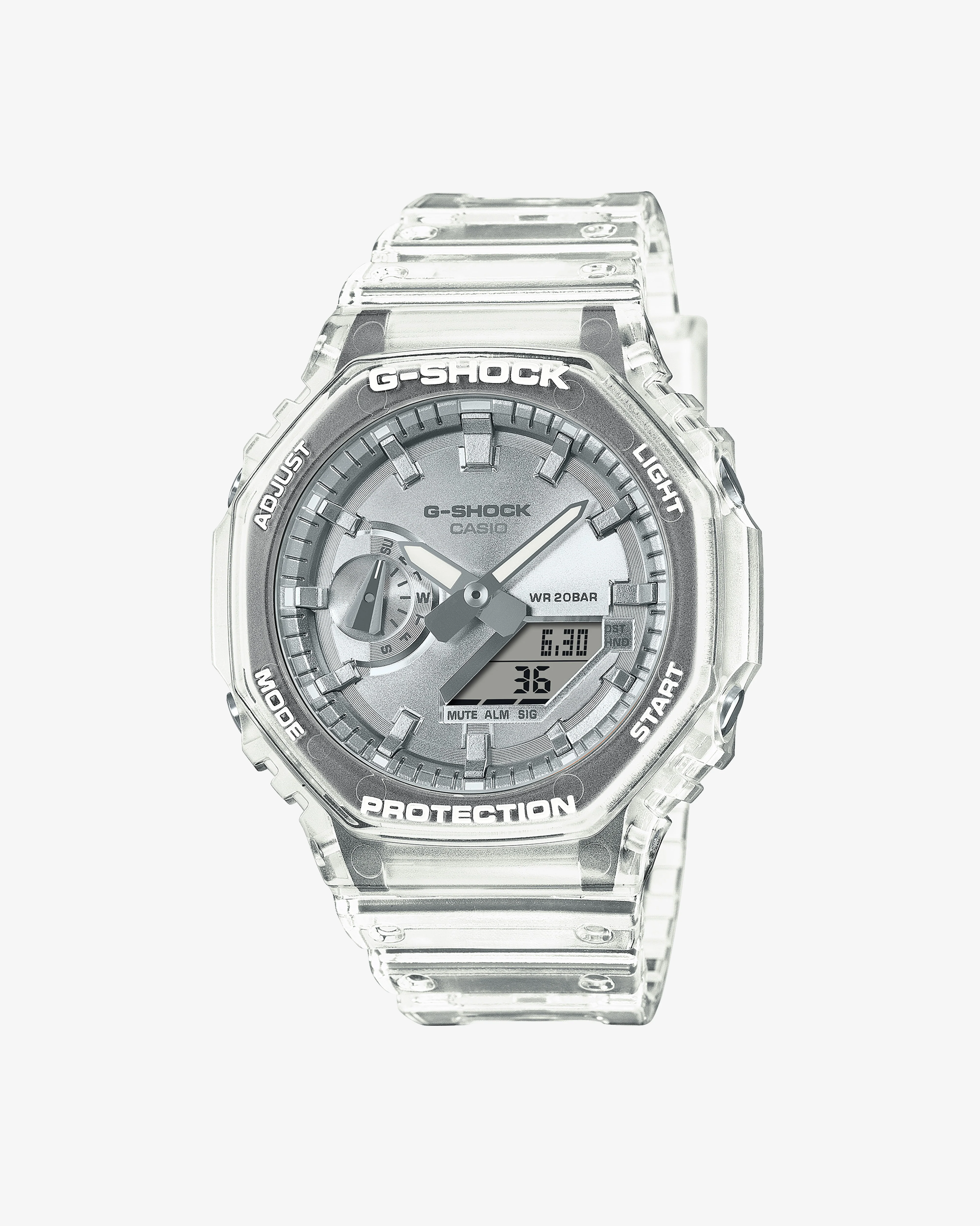 G-Shock - GA2100BM-7A8 - (Skeleton Silver)