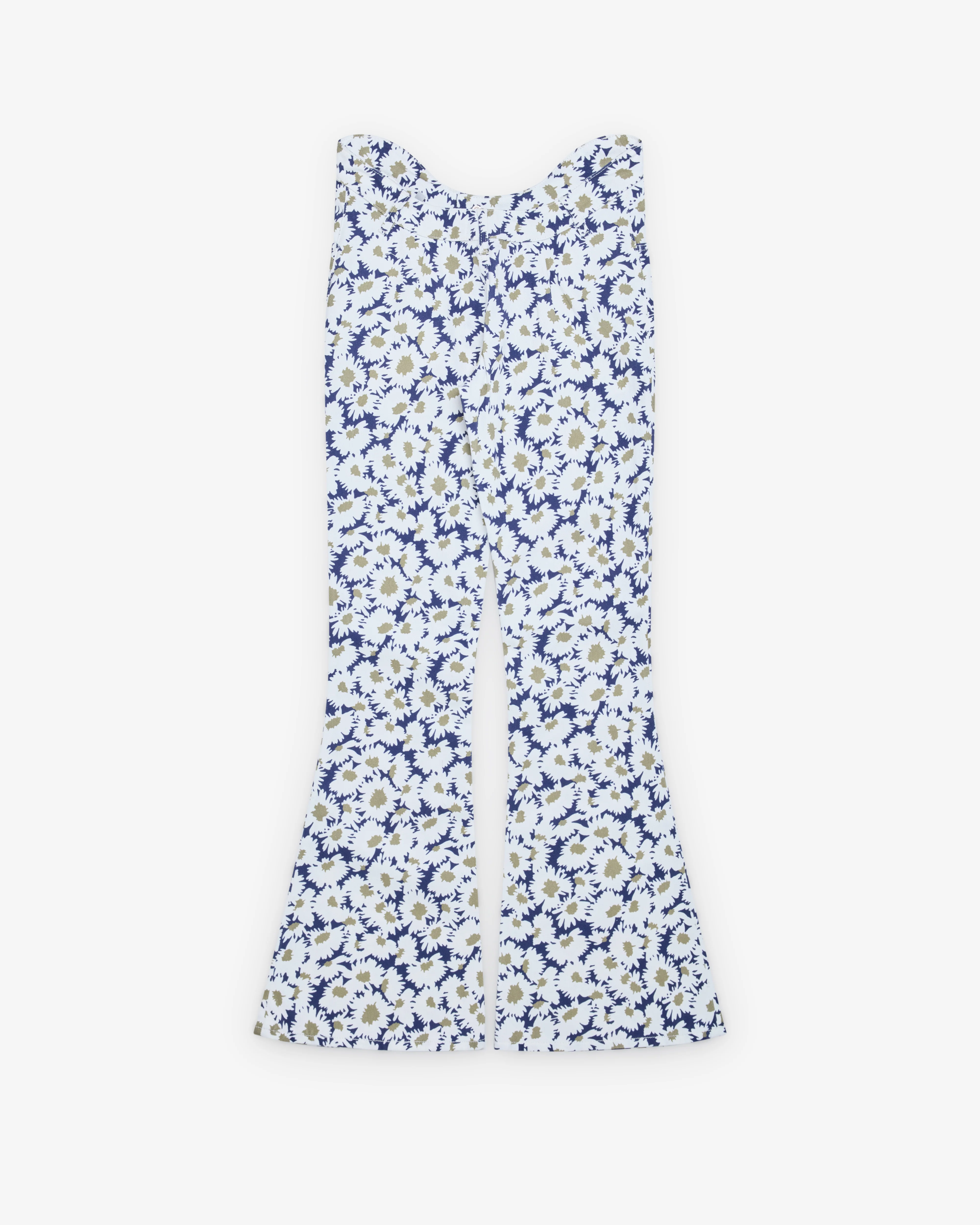 Jean Paul Gaultier - Women's Flare Leg Denim Pant - (Navy/White)