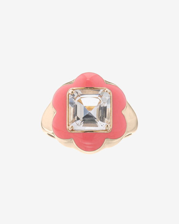 Bea Bongiasca - Women
s Give Them Flowers Ring - (Yellow Gold)