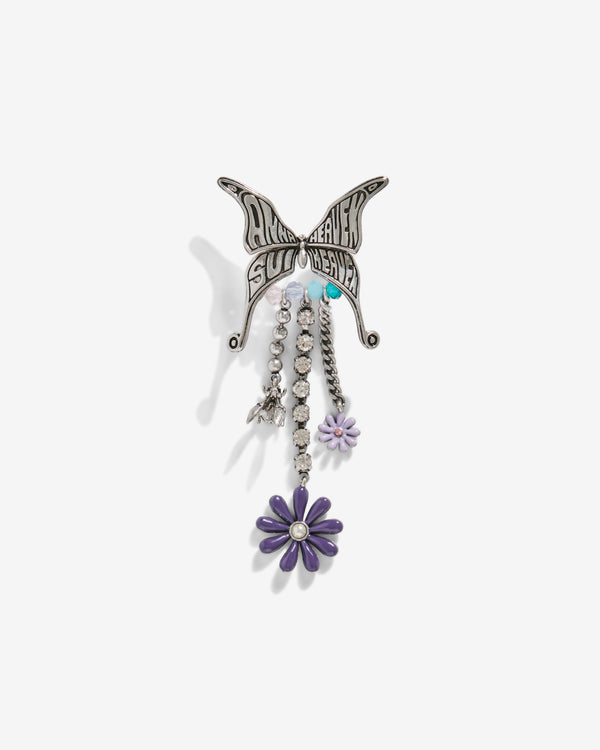 Heaven by Marc Jacobs - Anna Sui Women
s Butterfly Earrings - (Aged Silver)