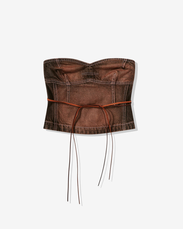 Heaven By Marc Jacobs - Women
s Strapless Bustier - (Brown)