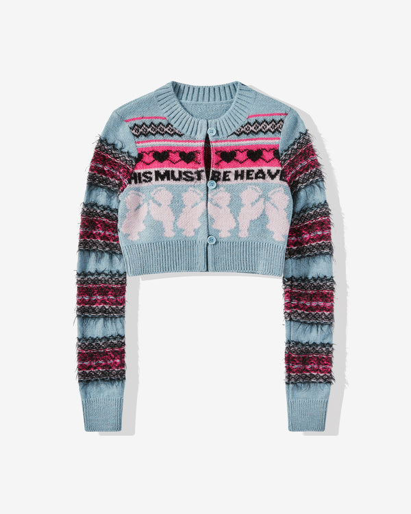 Heaven by Marc Jacobs - Women
s Shrunken Fair Isle Cardigan - (Multi)