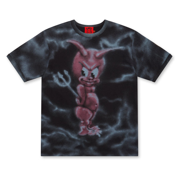 Heaven By Marc Jacobs - Women’s Sweet Devil Airbrush Tee - (Black)