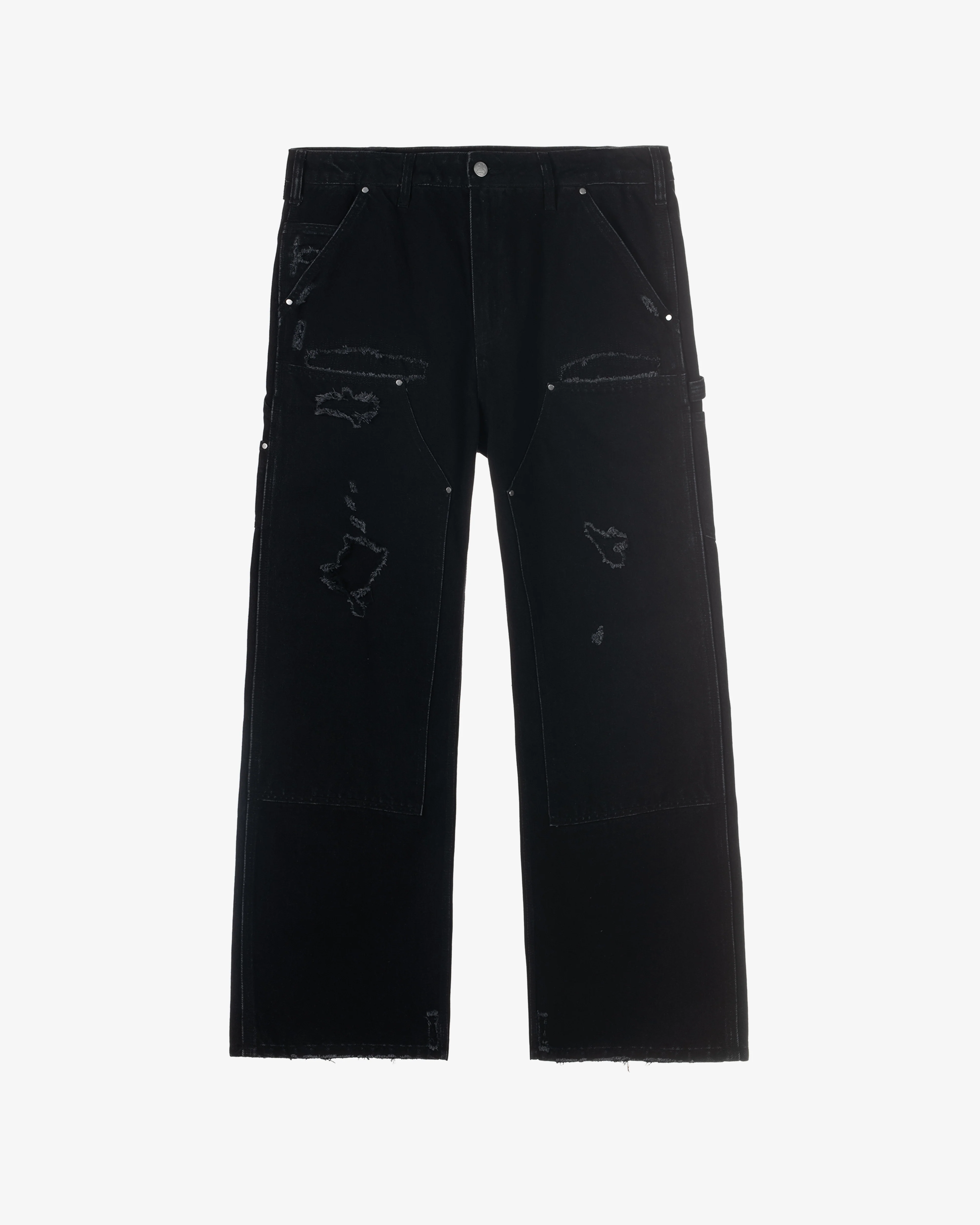 BASKETCASE - Men's Hench Double Knee Pants - (Black)