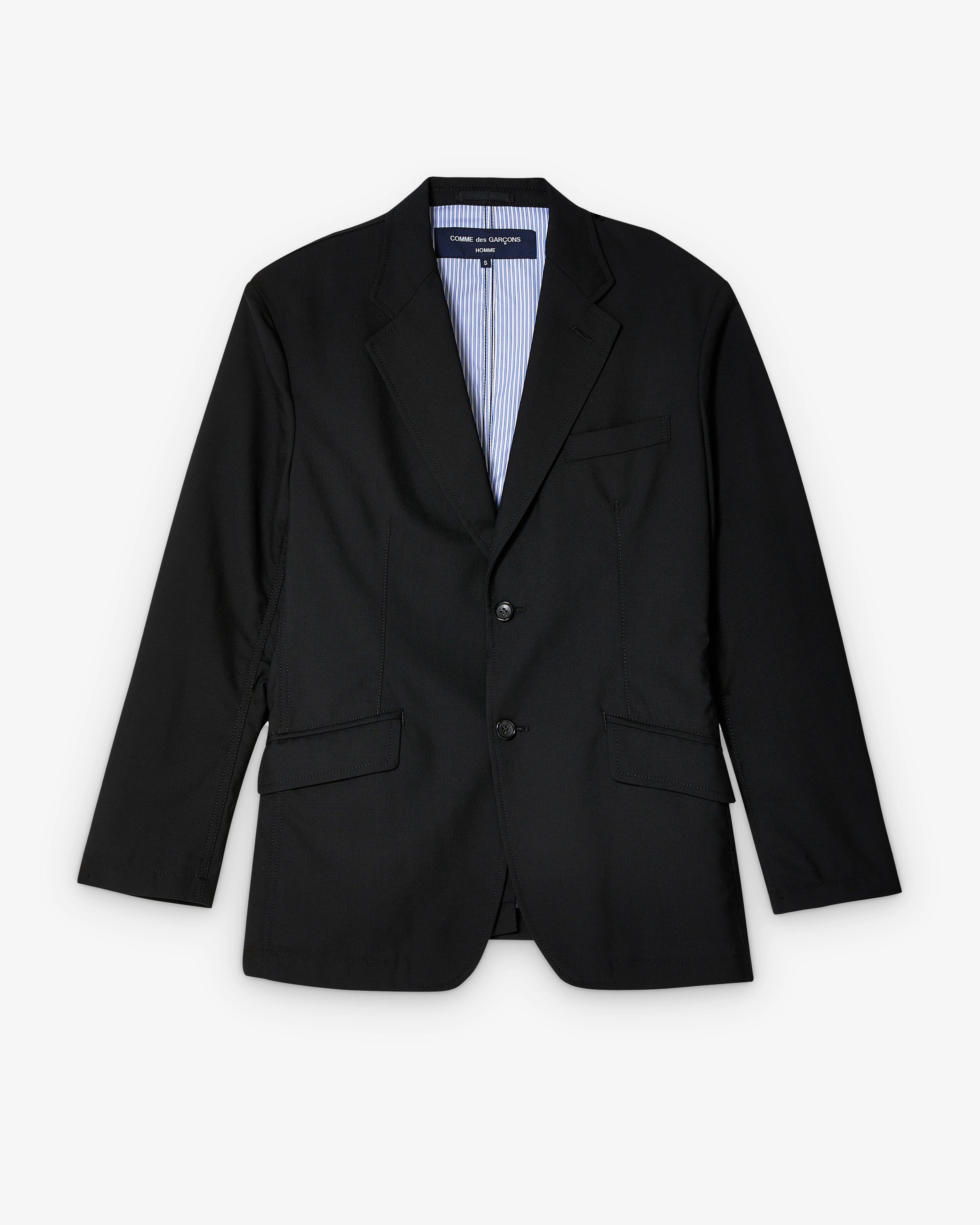 CDG Homme - Men's Single-Breasted Jacket - (Black)
