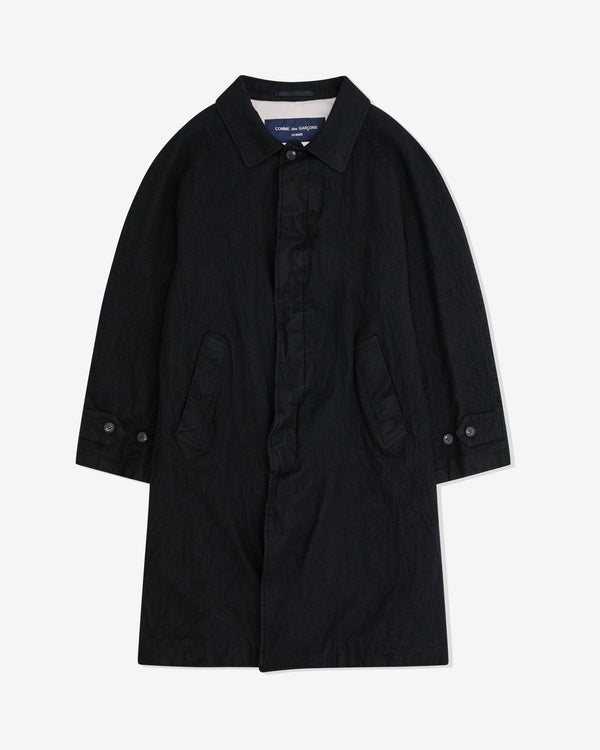 Comme des Garçons Homme - Men
s Wool Mac Coat - (Black)