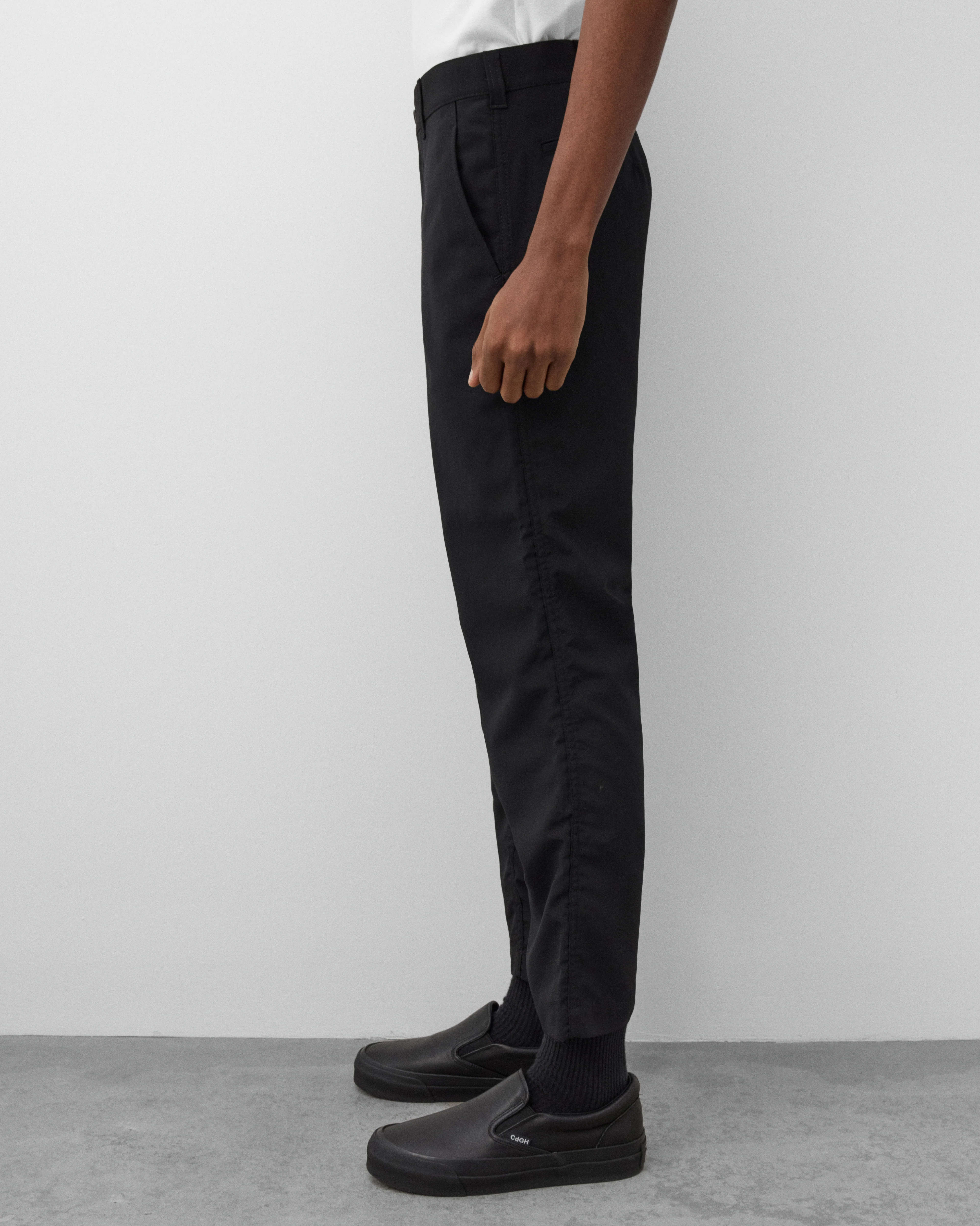 CDG Homme - Men's Slim Wool Trousers - (Black)