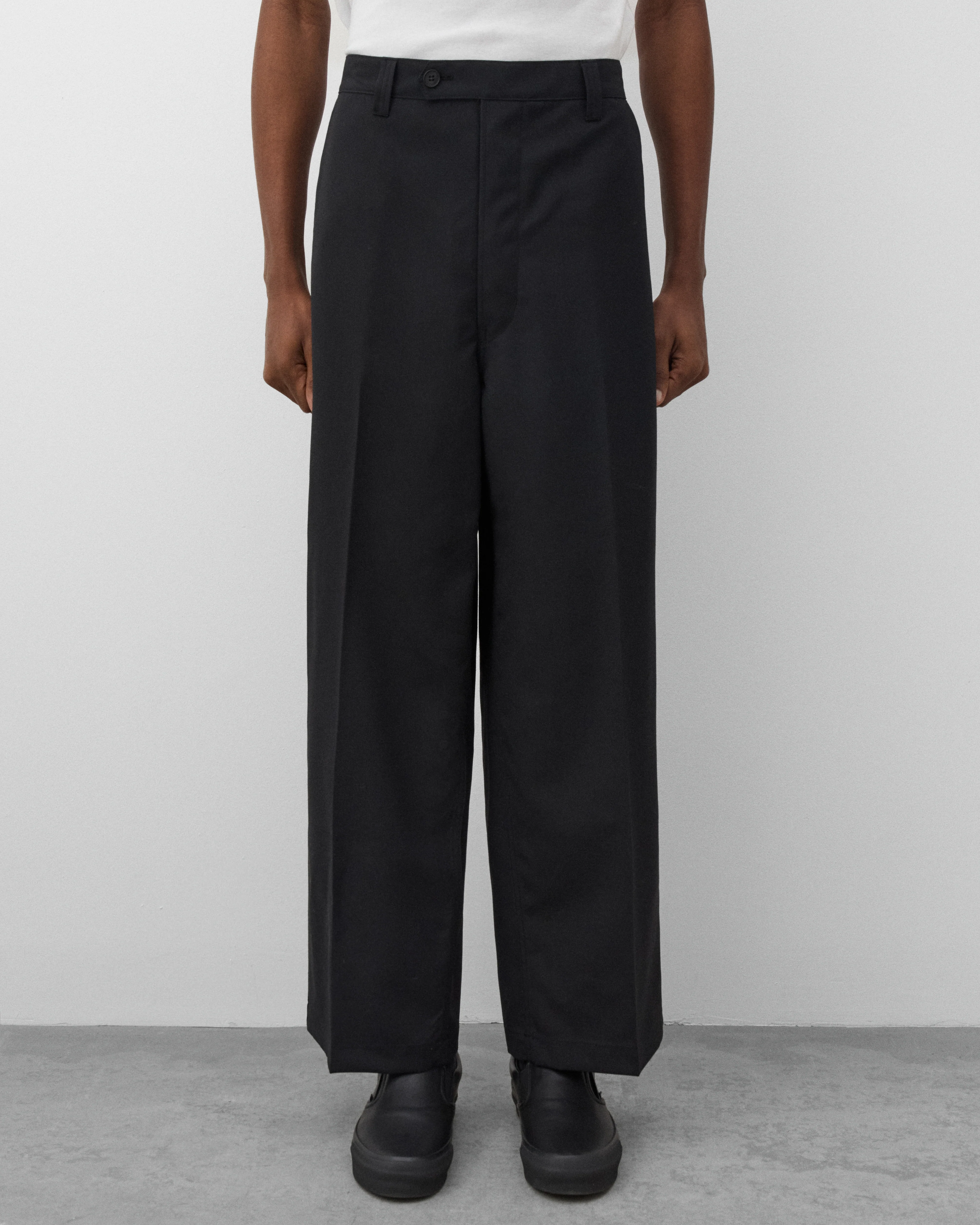 CDG Homme - Men's Pleated Trousers - (Black)