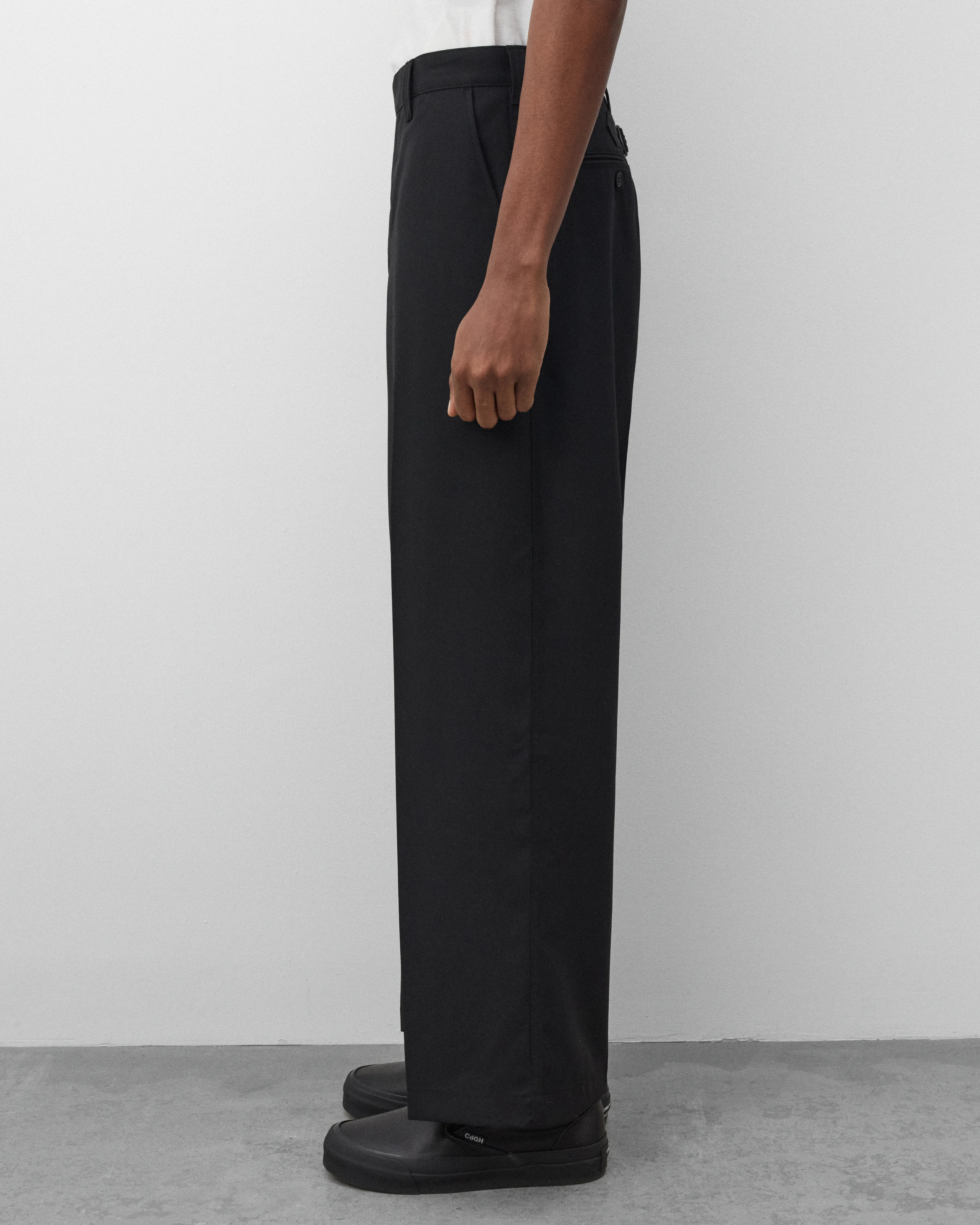 CDG Homme - Men's Pleated Trousers - (Black)