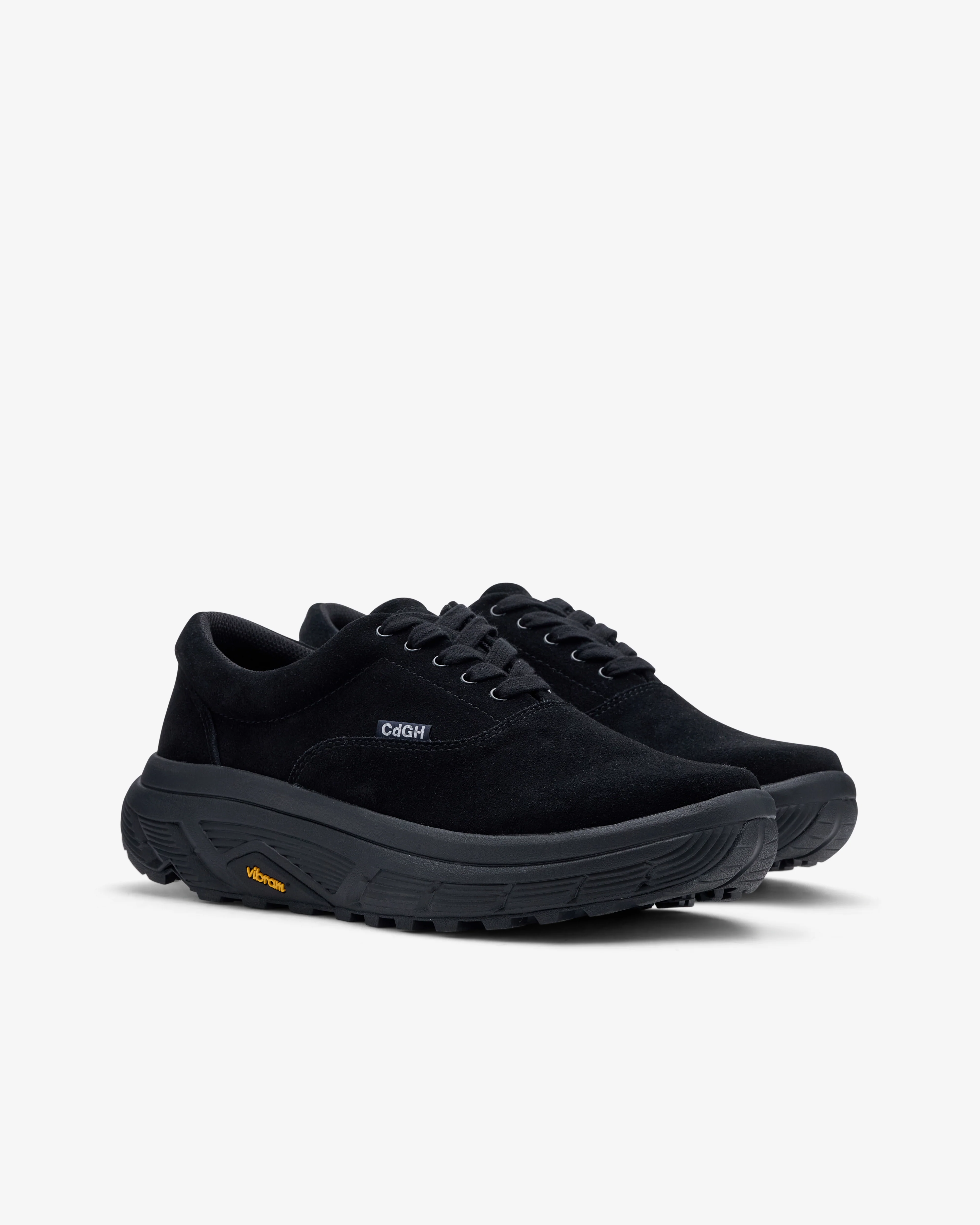 CDG Homme - Men's Double Layer Sneakers - (Suede Black)