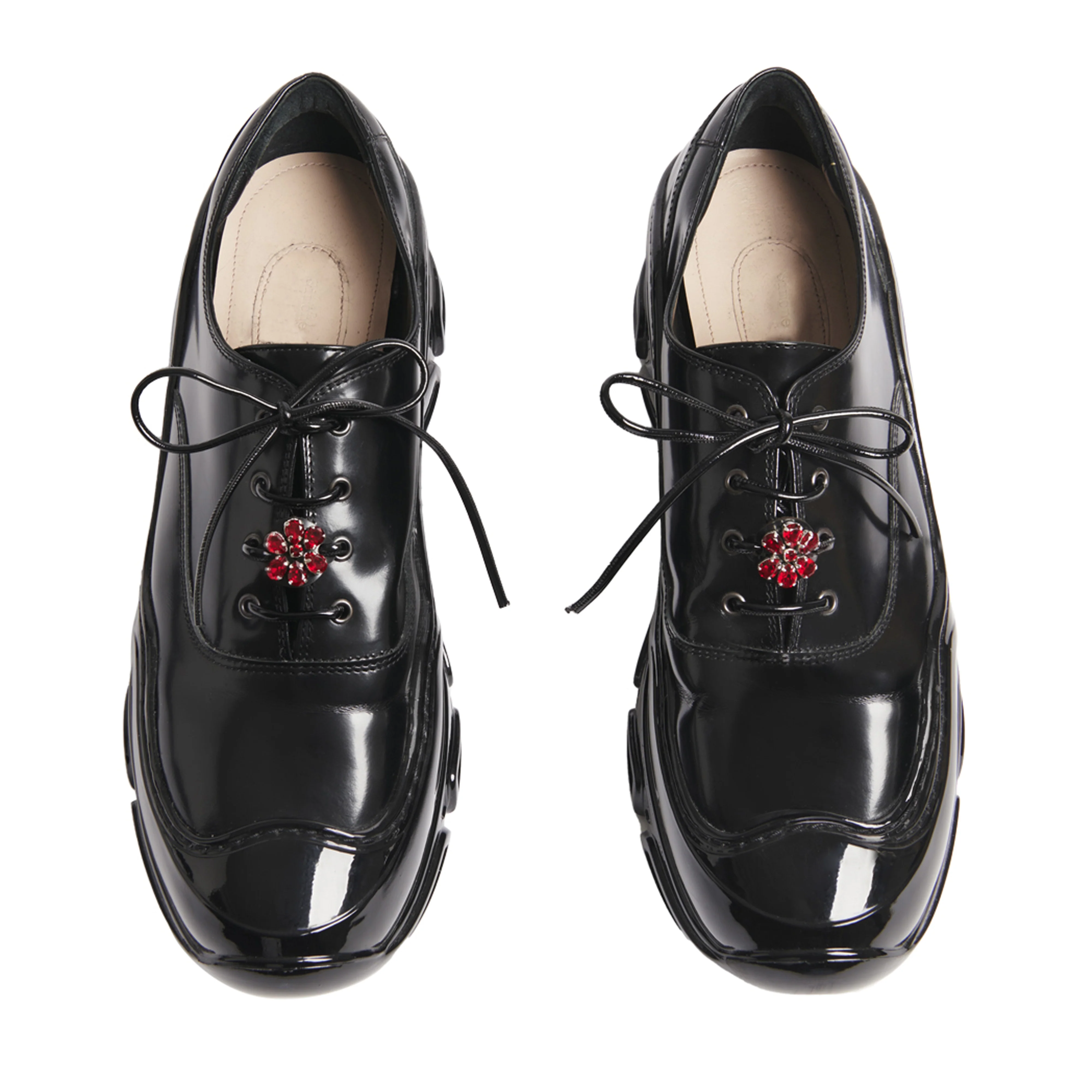 Simone Rocha - Men's Low Trek Lace-Up Brogue - (Black)