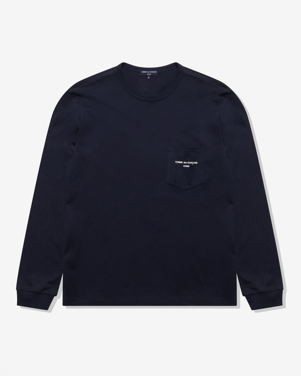 Comme des Garçons Homme - Men
s Longsleeve T-Shirt - (Navy)