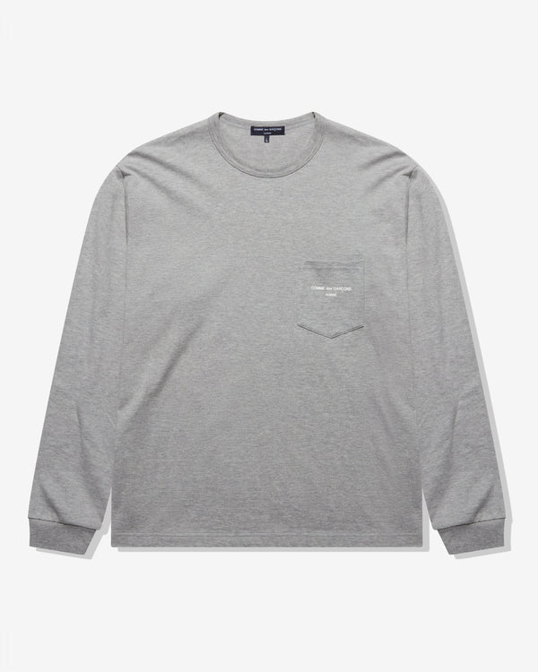 Comme des Garçons Homme - Men
s Longsleeve T-Shirt - (Grey)