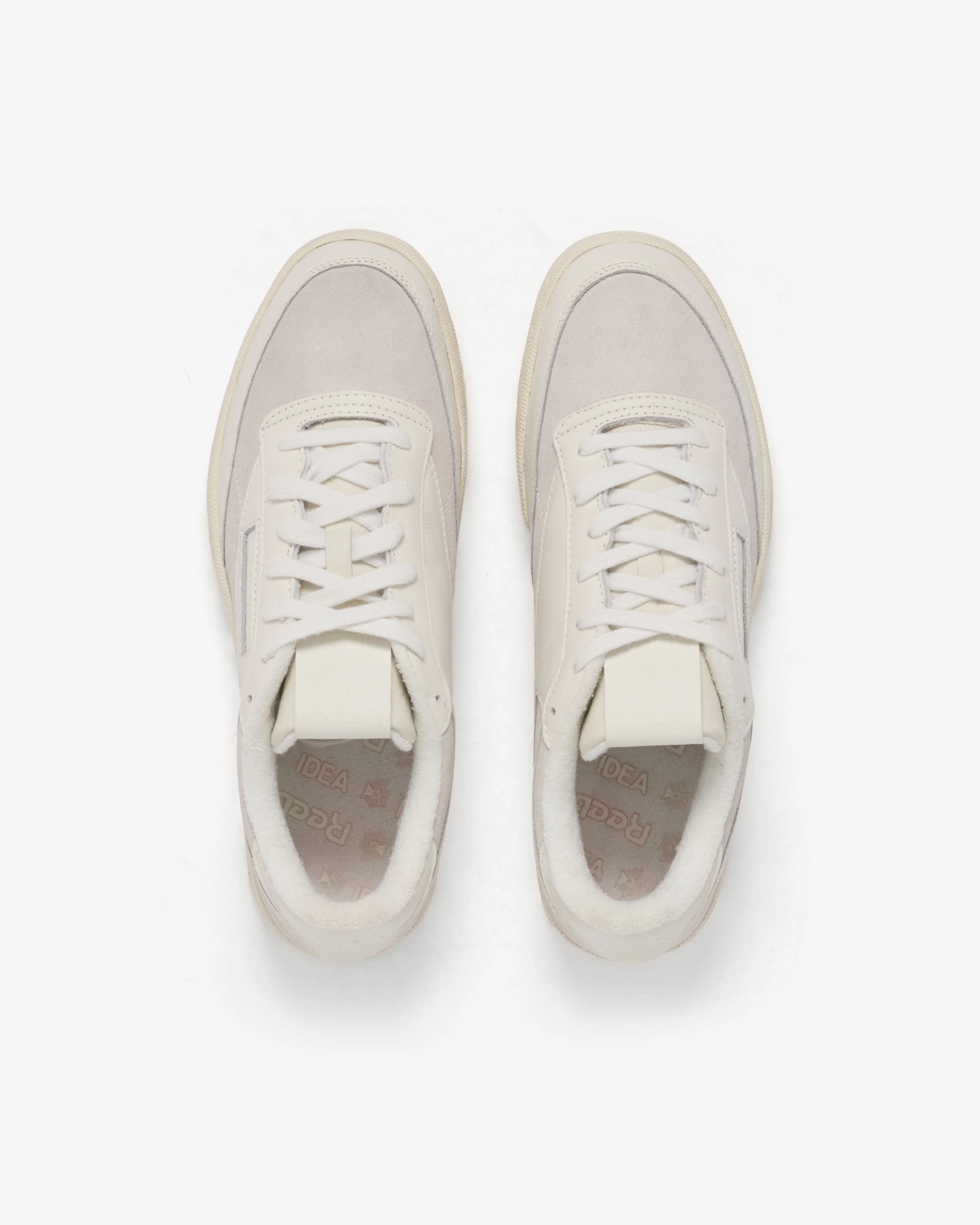 IDEA Books X Reebok - Club C 85 "They Go In The Dark" - (Cream/White)