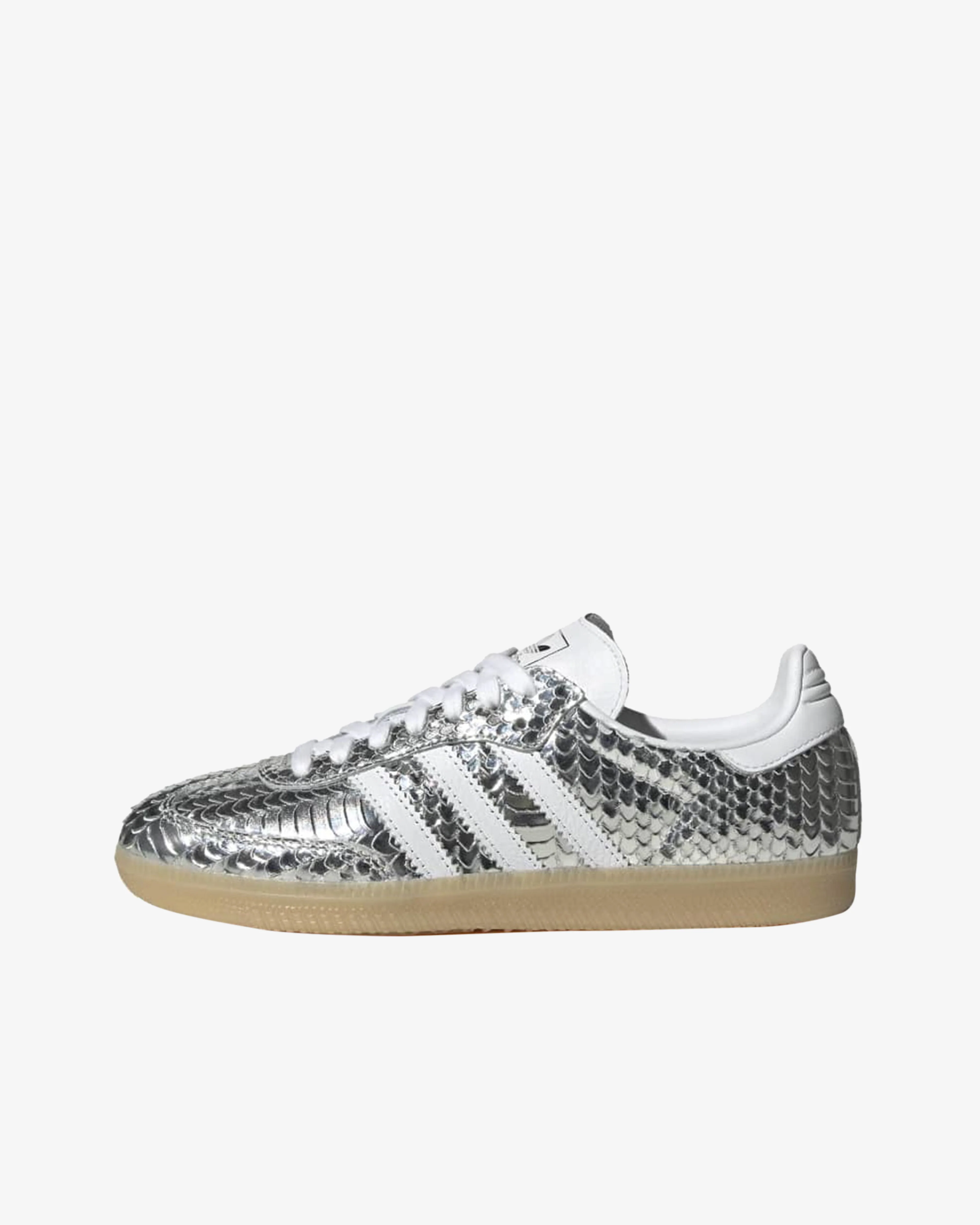 Adidas - Women's Samba OG Sneakers - (Silver/White/Gum)