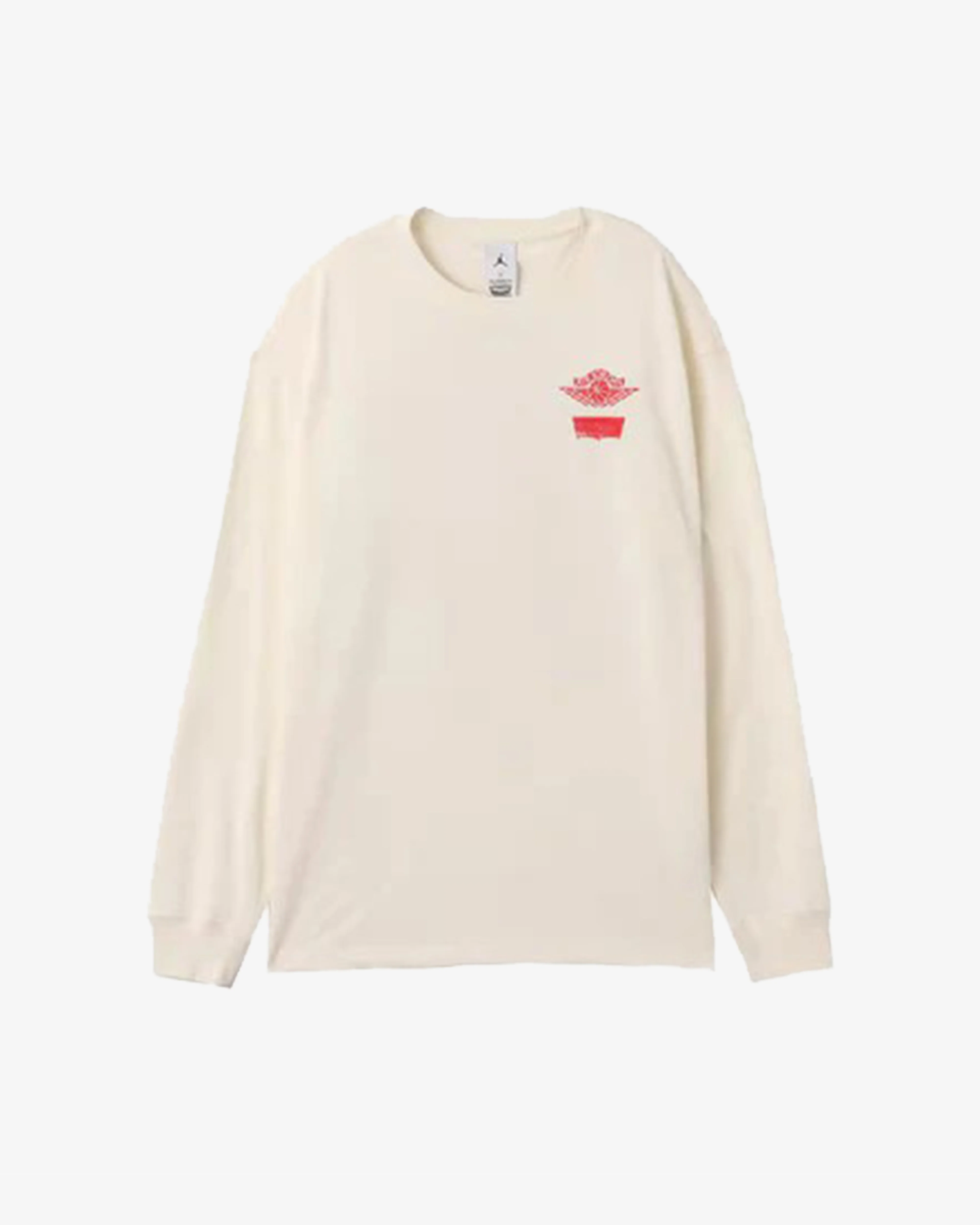 Nike - Levi's Men's Air Jordan Long Sleeve T-Shirt - (Ivory/Black)