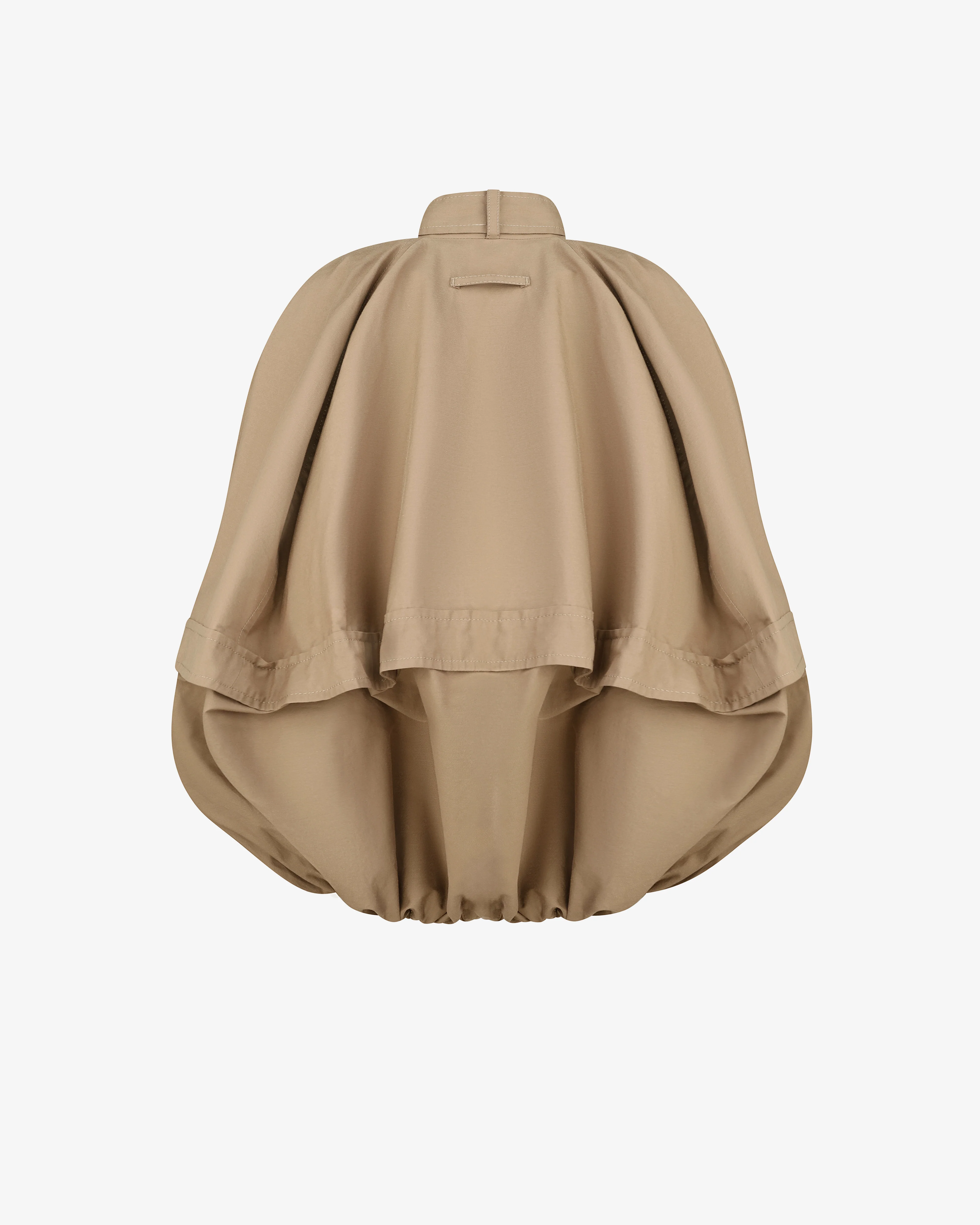 Litkovska - Women's Deconstructed Bomber Cape - (Beige)