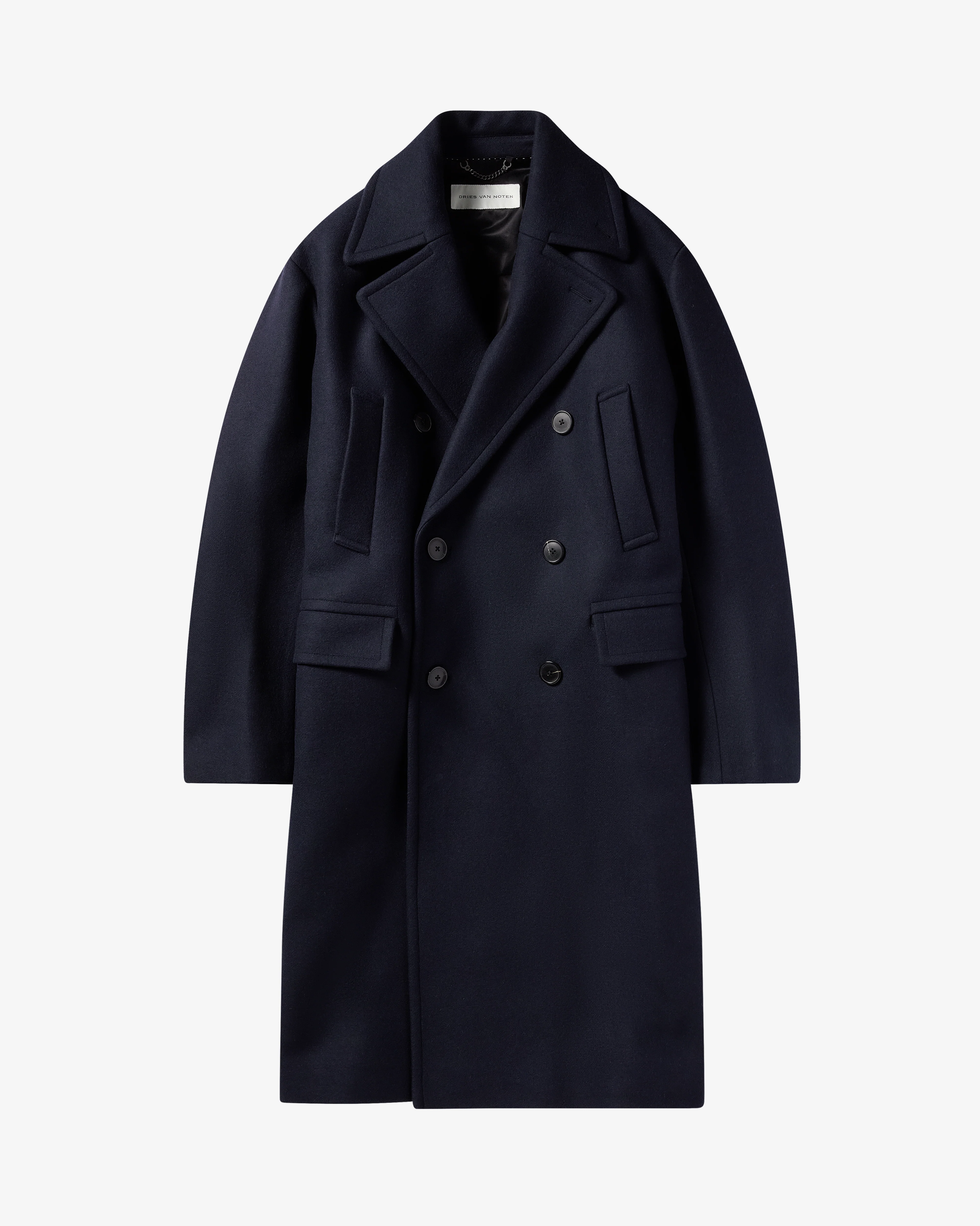 Dries Van Noten - Men's Rascott Coat - (Navy)