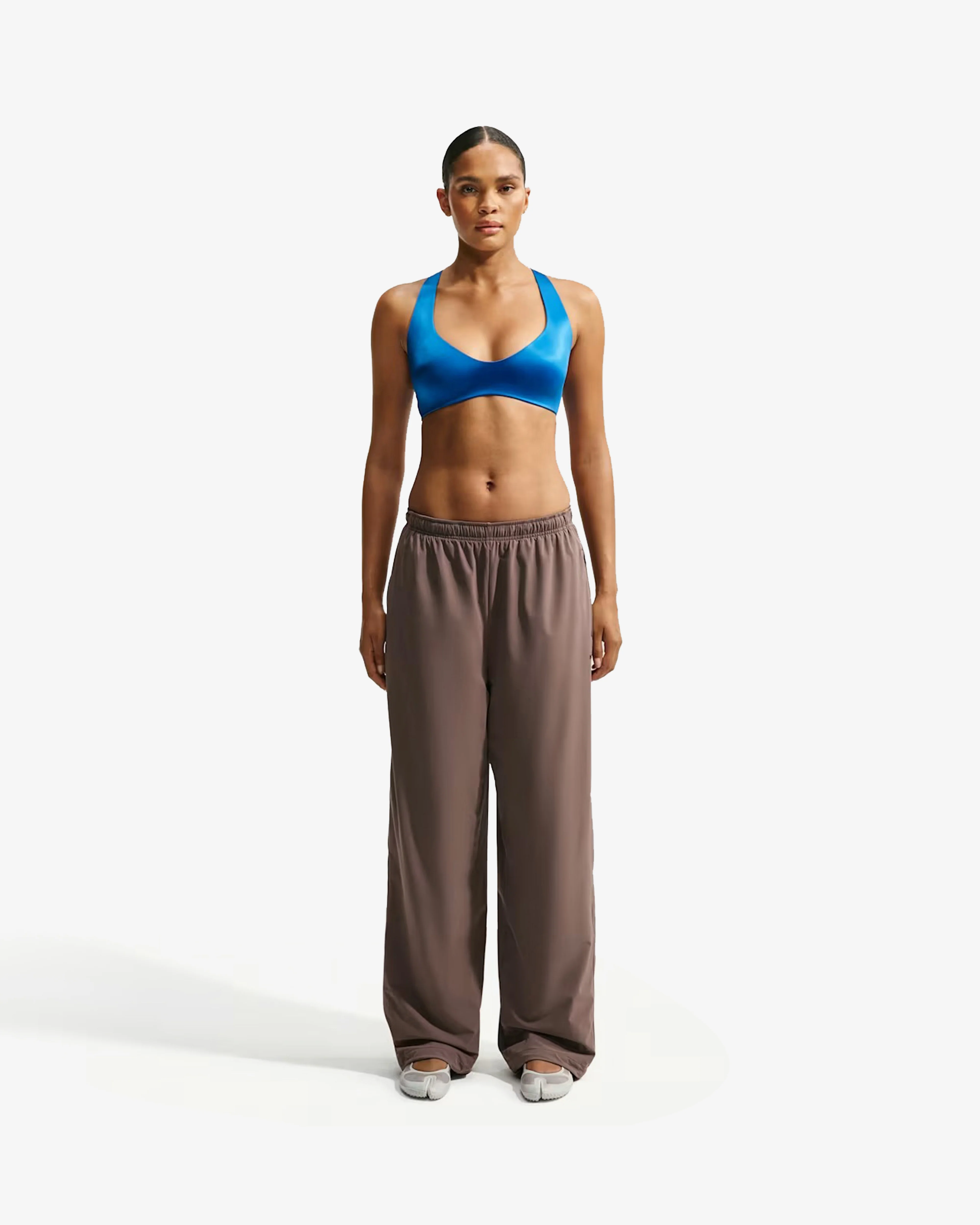 NikeSKIMS - Women's Satin Shine Plunge Bra - (Cobalt)