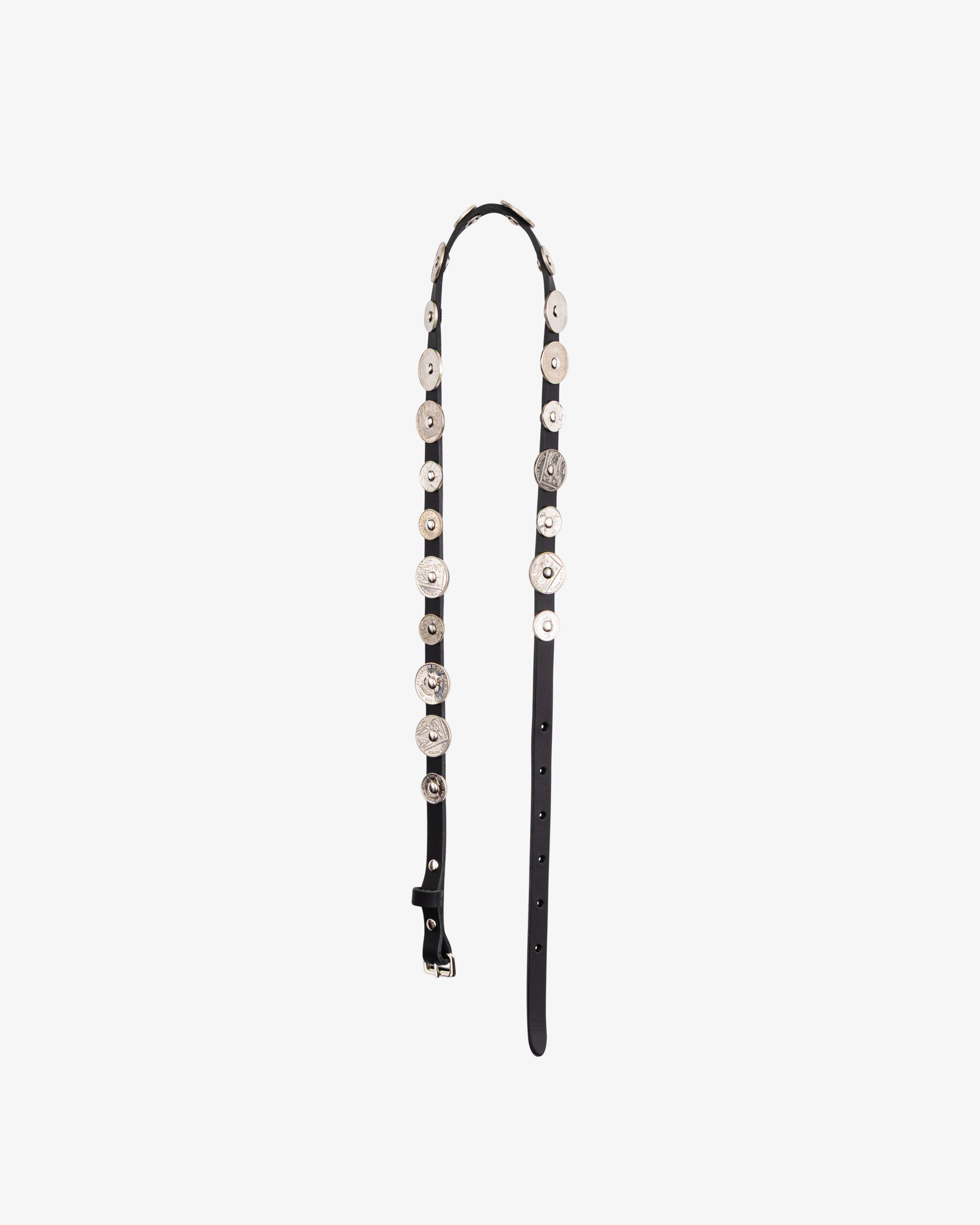 Six 95 - Women's Studded Belt - (Black)