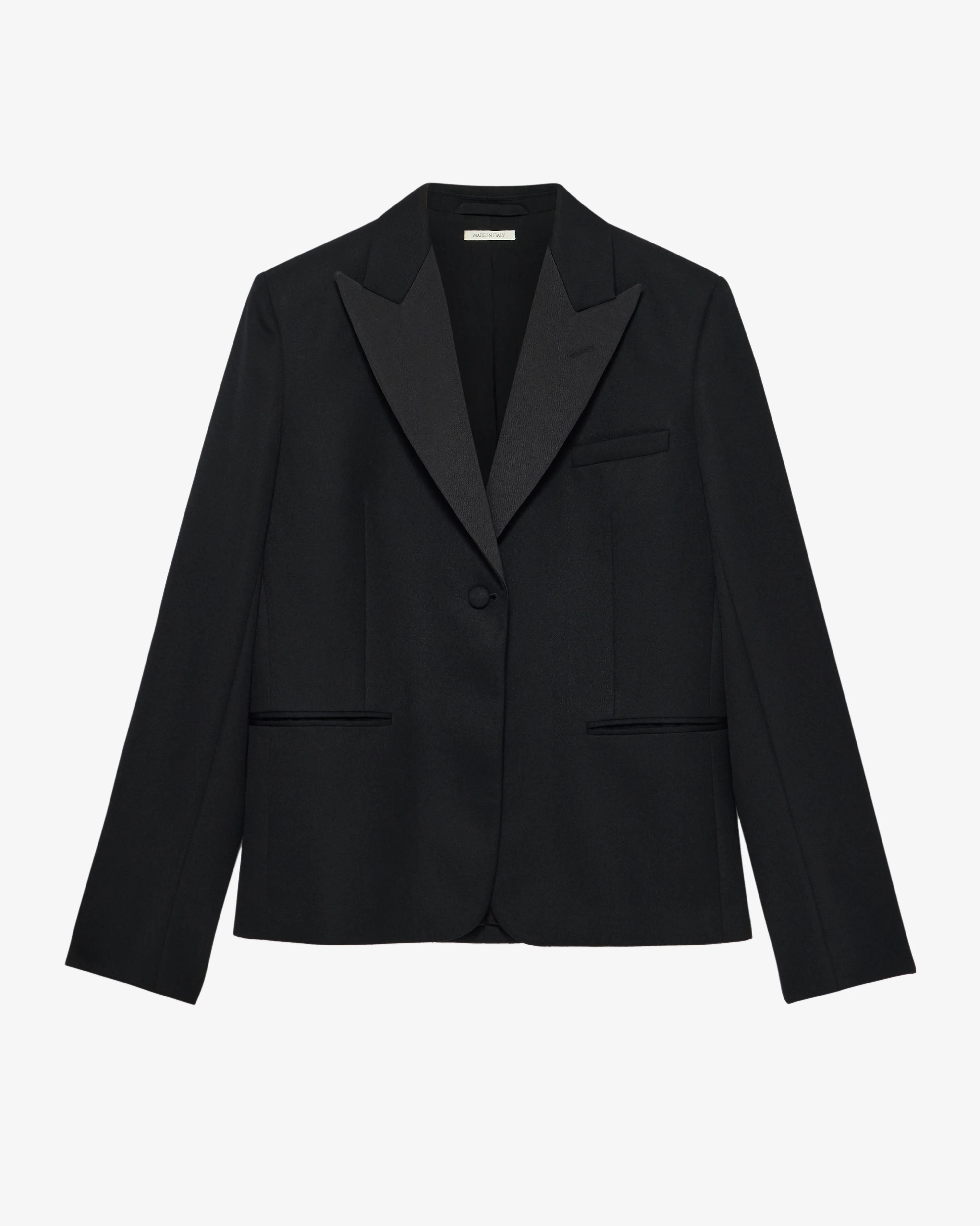 JW Anderson - Women's Fitted Tuxedo Jacket - (Black)