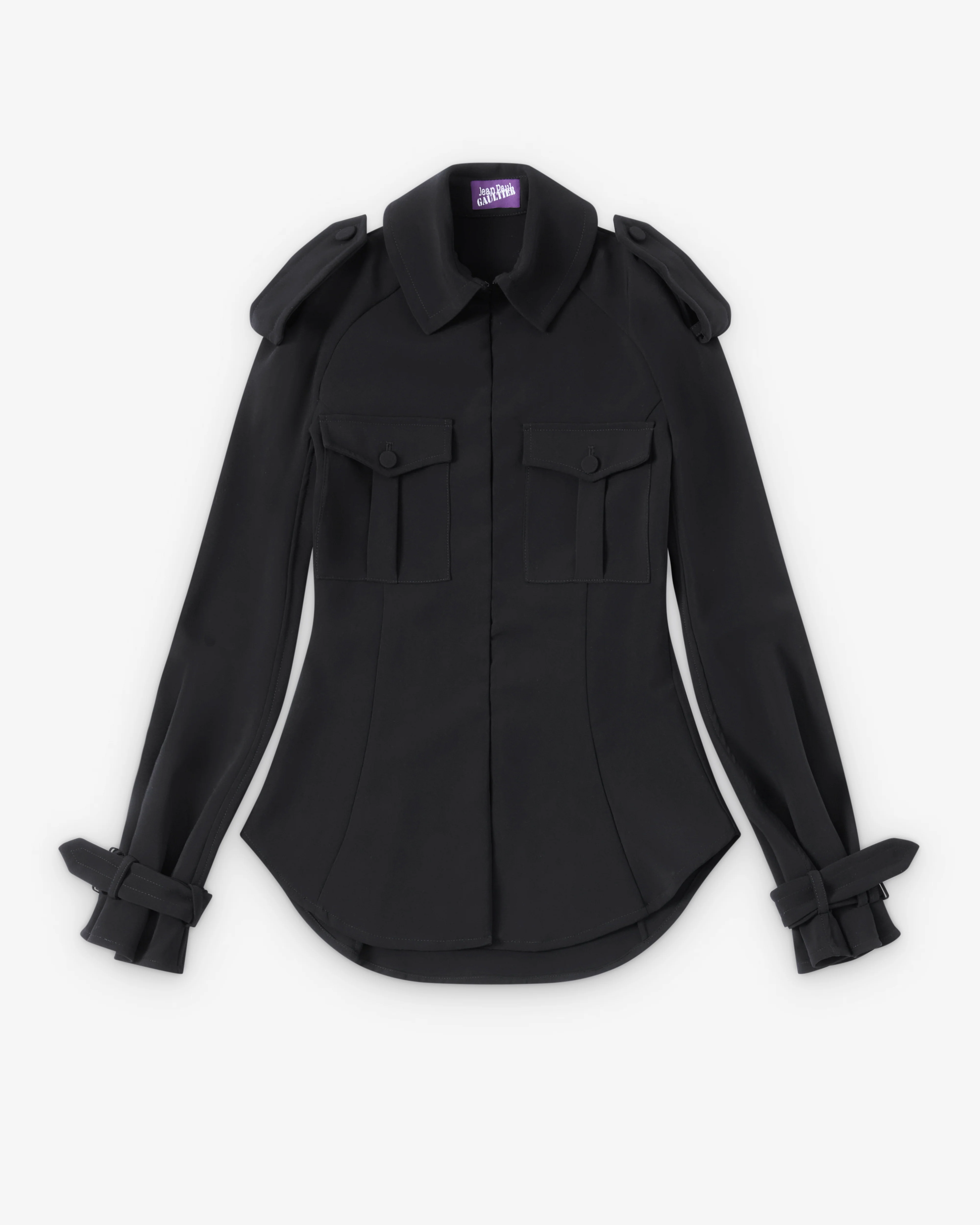 Jean Paul Gaultier - Women's Military Shirt - (Black)