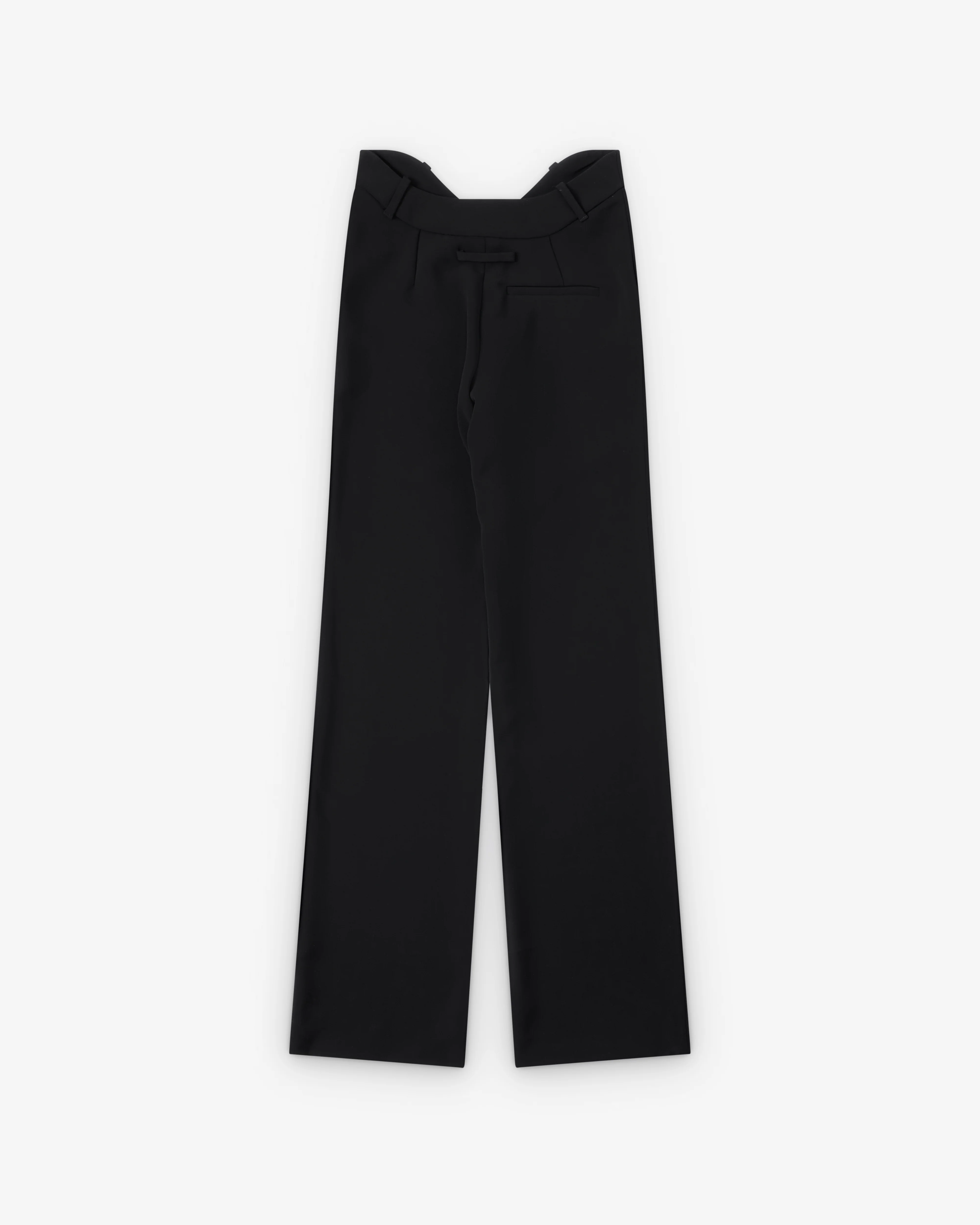 Jean Paul Gaultier - Women's Wavy Waistband Trousers - (Black)