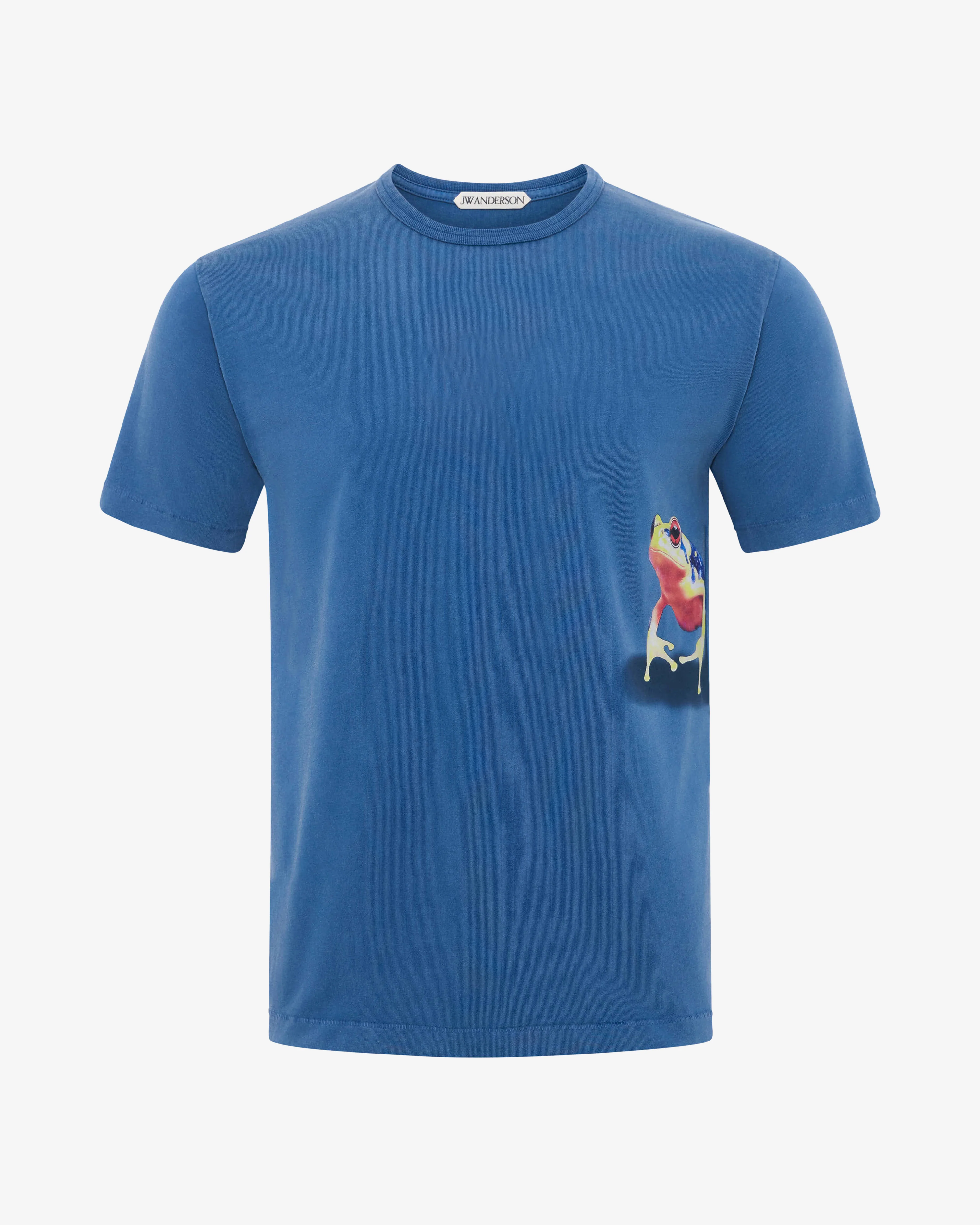 JW Anderson - Men's Peeking Frog T-Shirt - (Mid Blue)