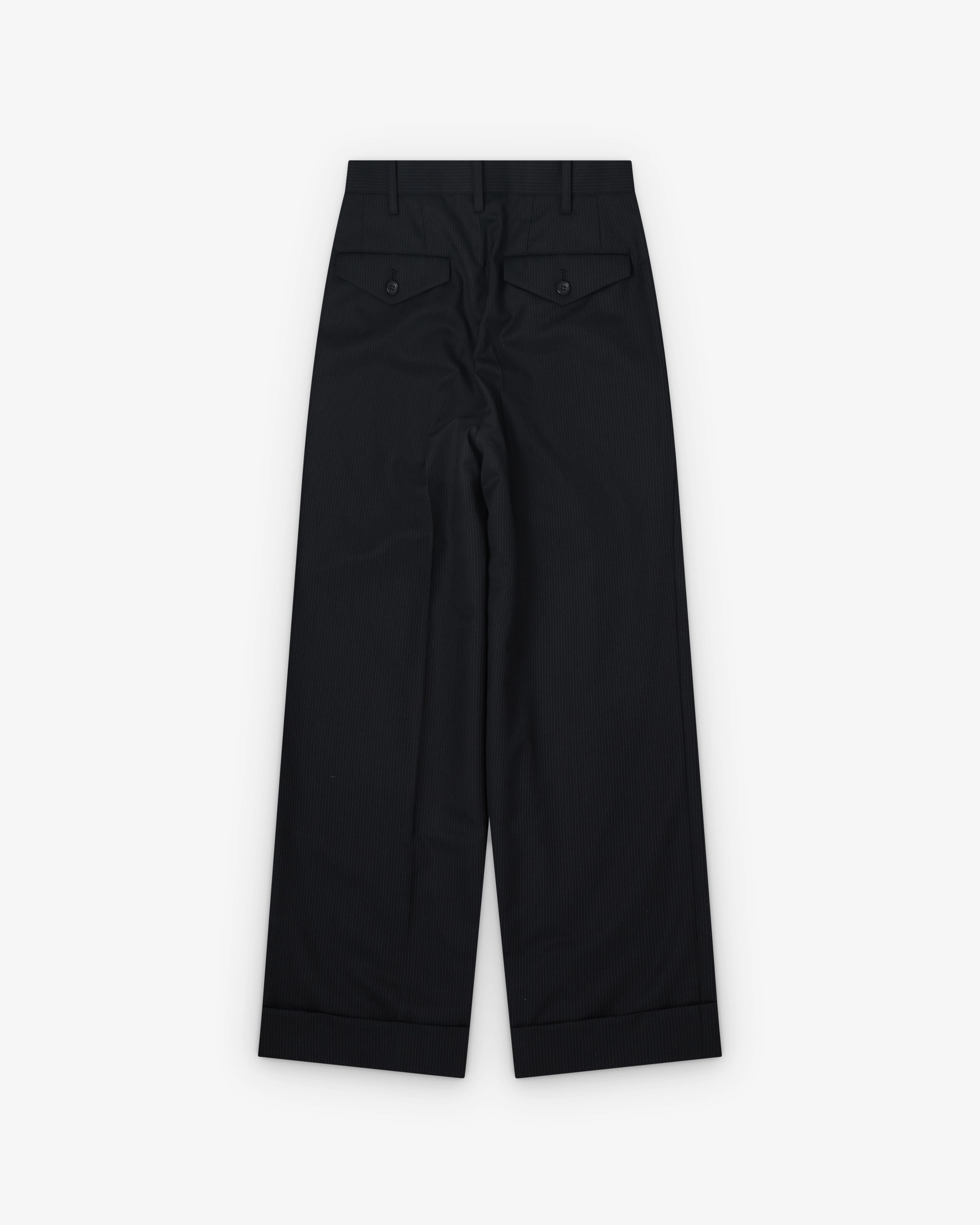 Junya Watanabe - Women's Pin Stripe Suit Trousers - (Black/White)