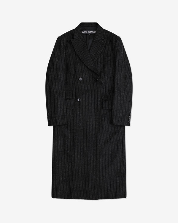 Junya Watanabe - Women
s Double Breasted Long Coat - (Black/Grey)