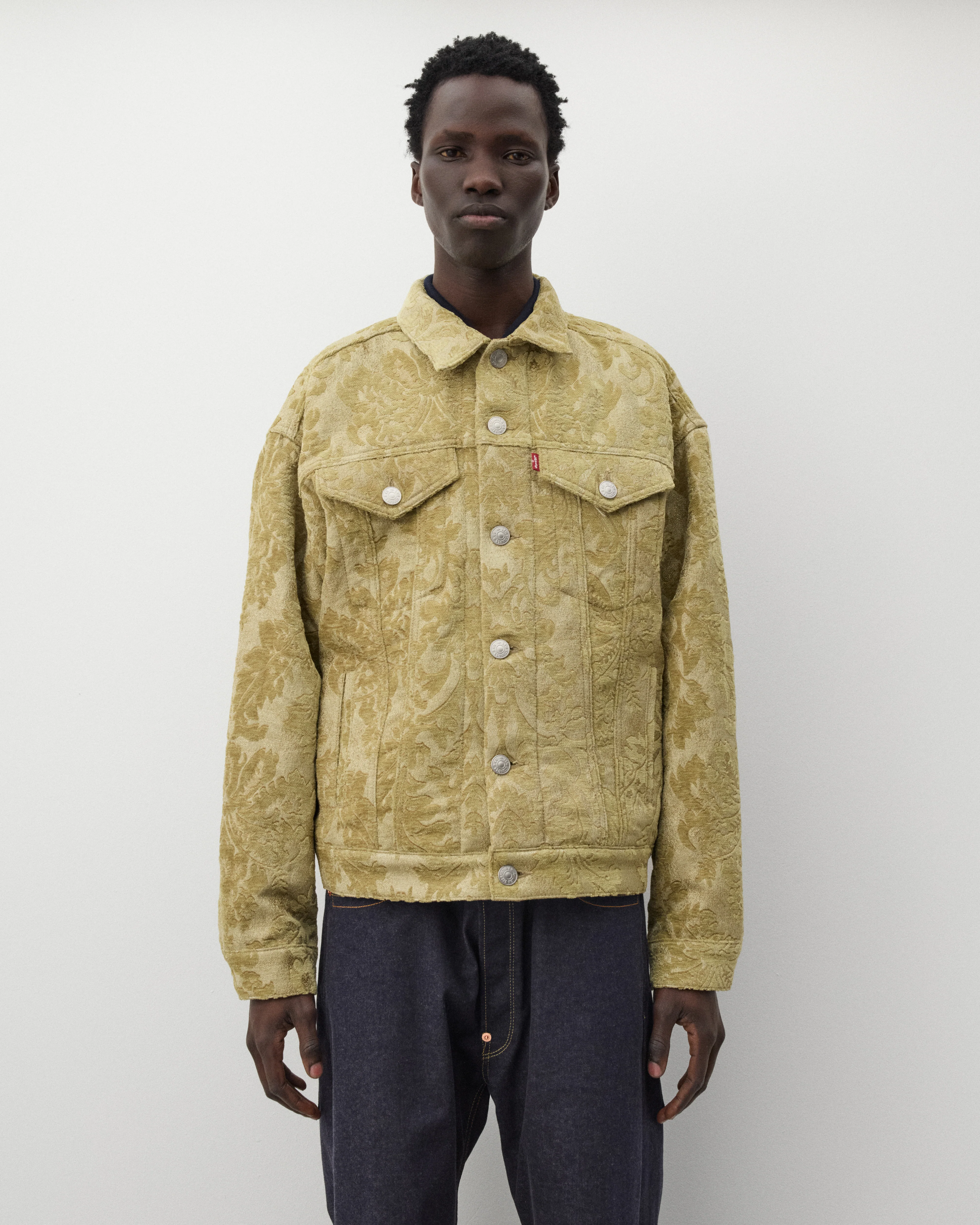 Junya Watanabe Man - Men's Levi's Jacquard Floral Jacket - (Beige)