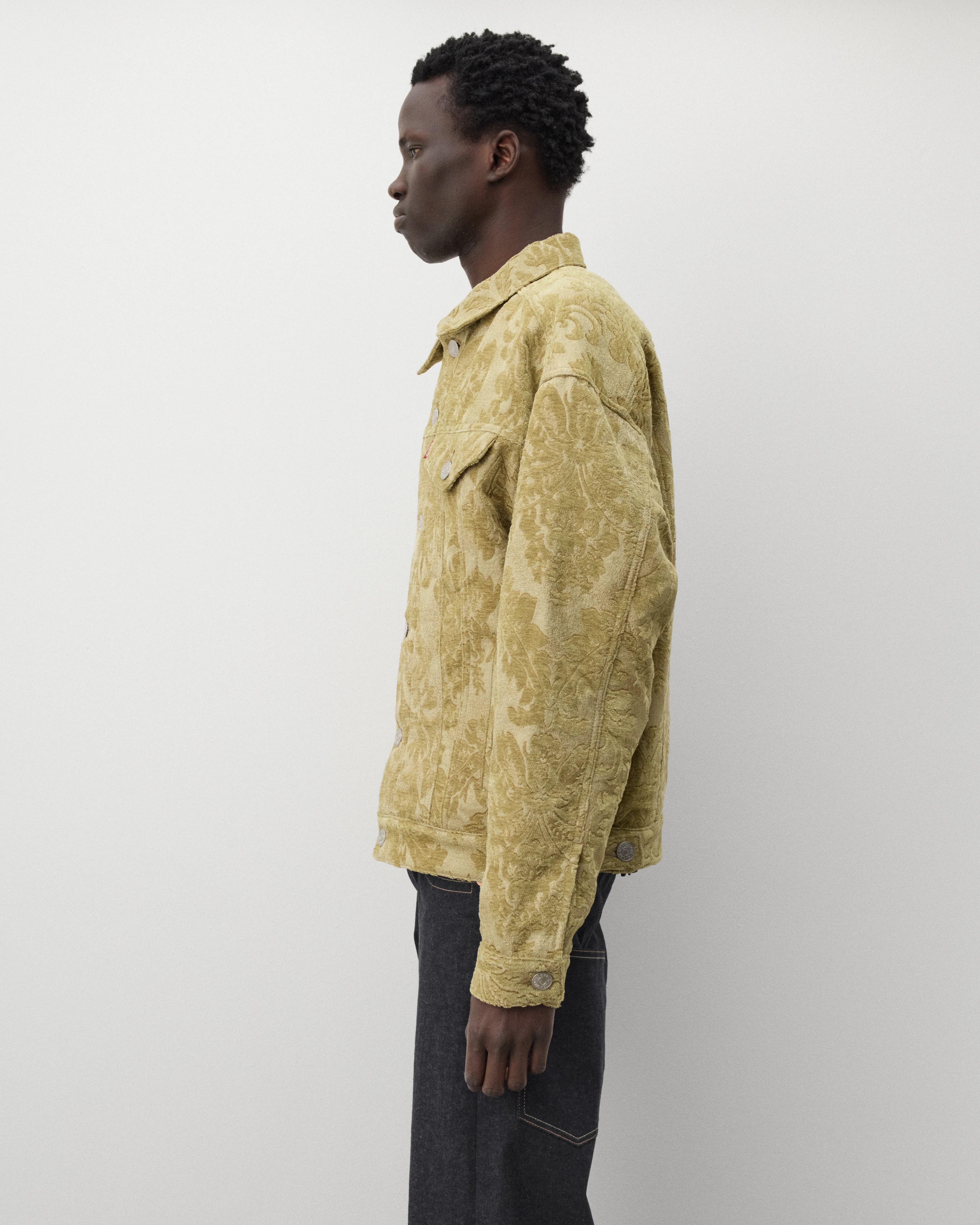 Junya Watanabe Man - Men's Levi's Jacquard Floral Jacket - (Beige)