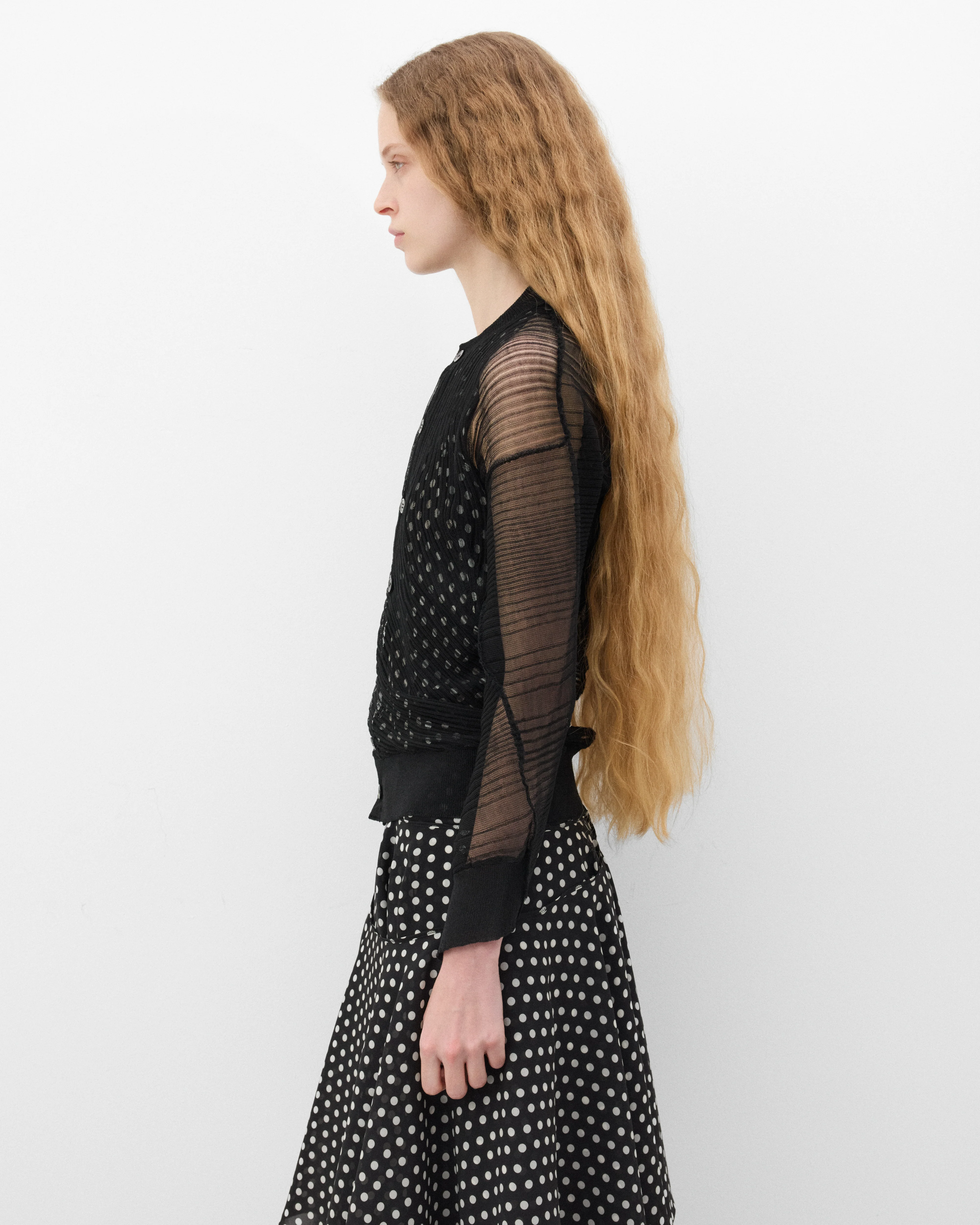 Junya Watanabe - Women's Mesh Cardigan - (Black)