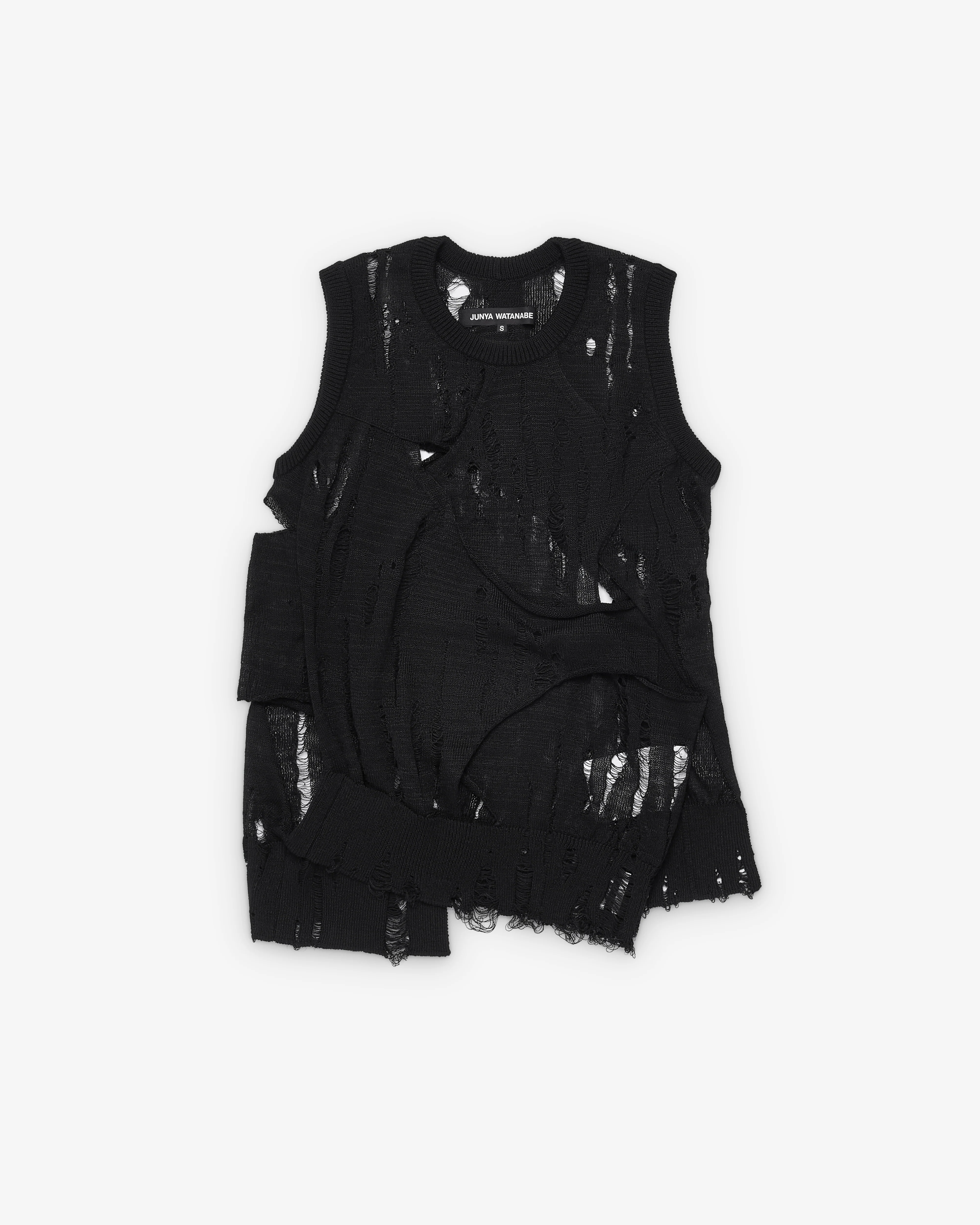 Junya Watanabe - Women's Distressed Vest - (Black)