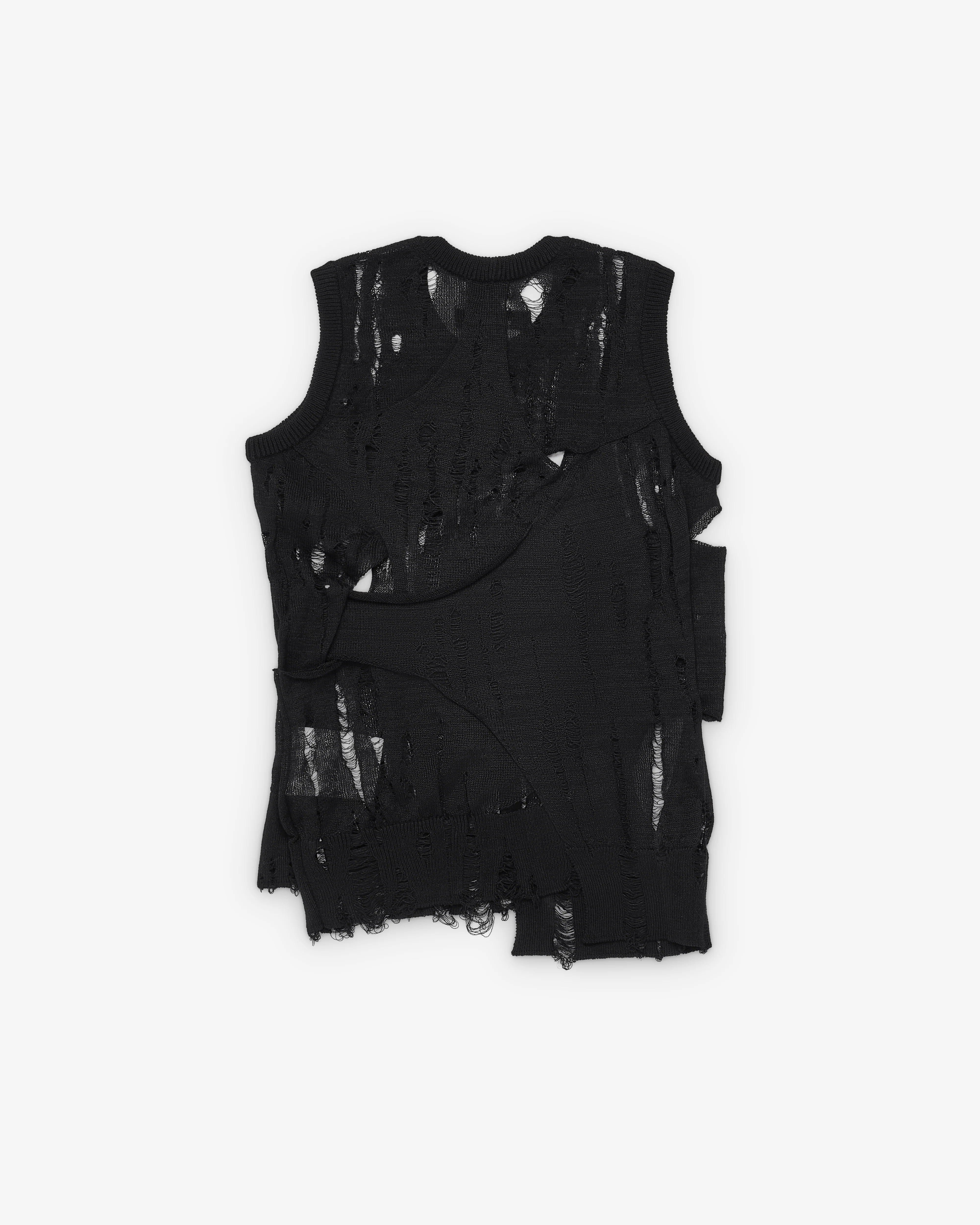 Junya Watanabe - Women's Distressed Vest - (Black)