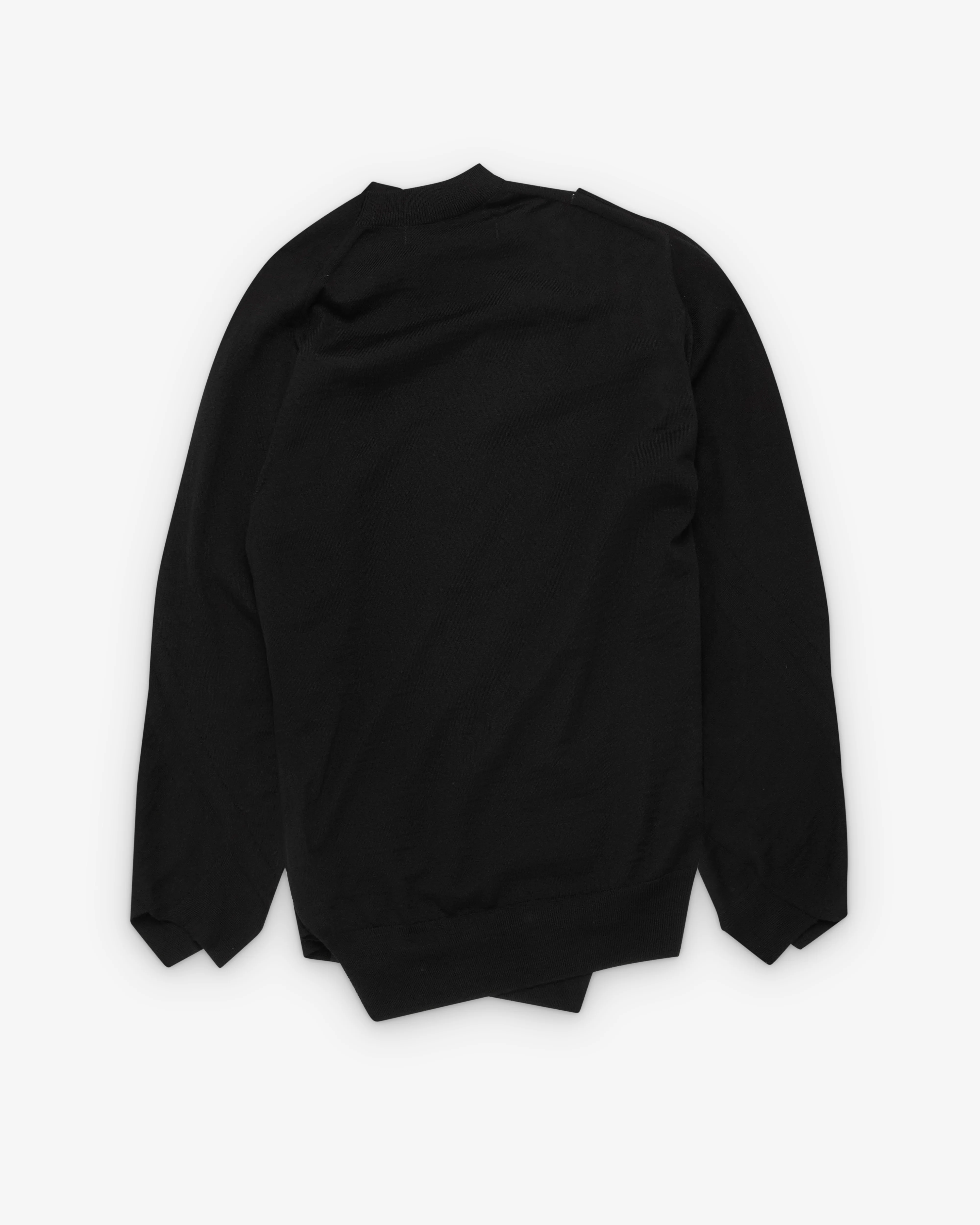 Junya Watanabe - Women's Asymmetric Knit Cardigan - (Black)